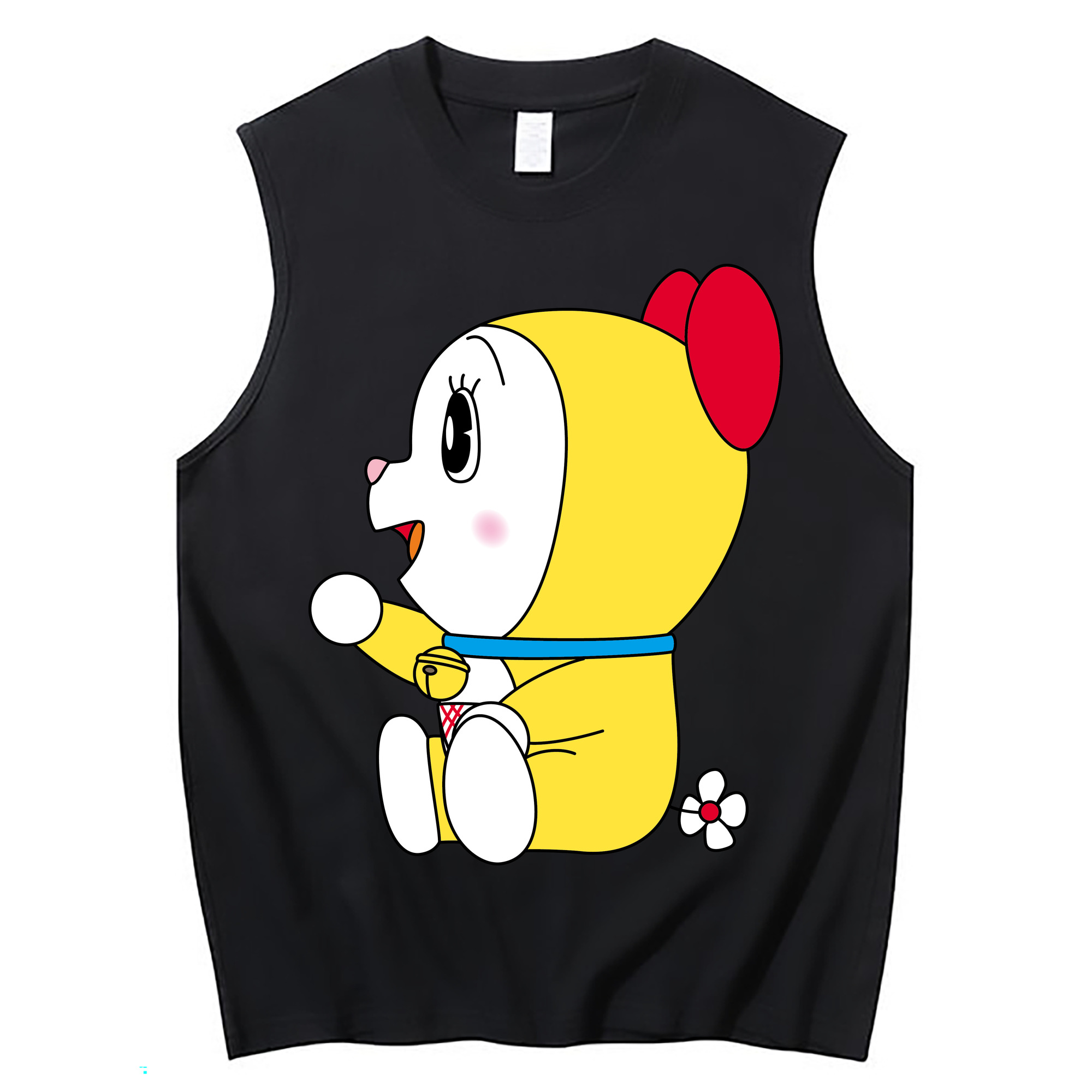 （画像用） ドラえもん ドラミ Doraemon Dorami コットン100％タンクトップ（フロントプリント）