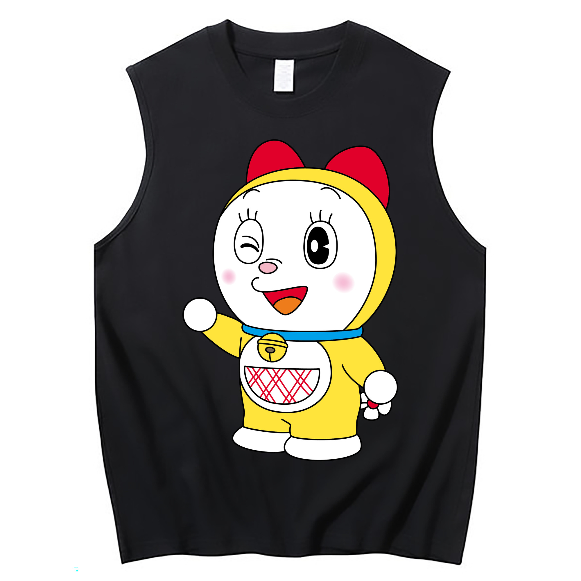 （画像用） ドラえもん ドラミ Doraemon Dorami コットン100％タンクトップ（フロントプリント）