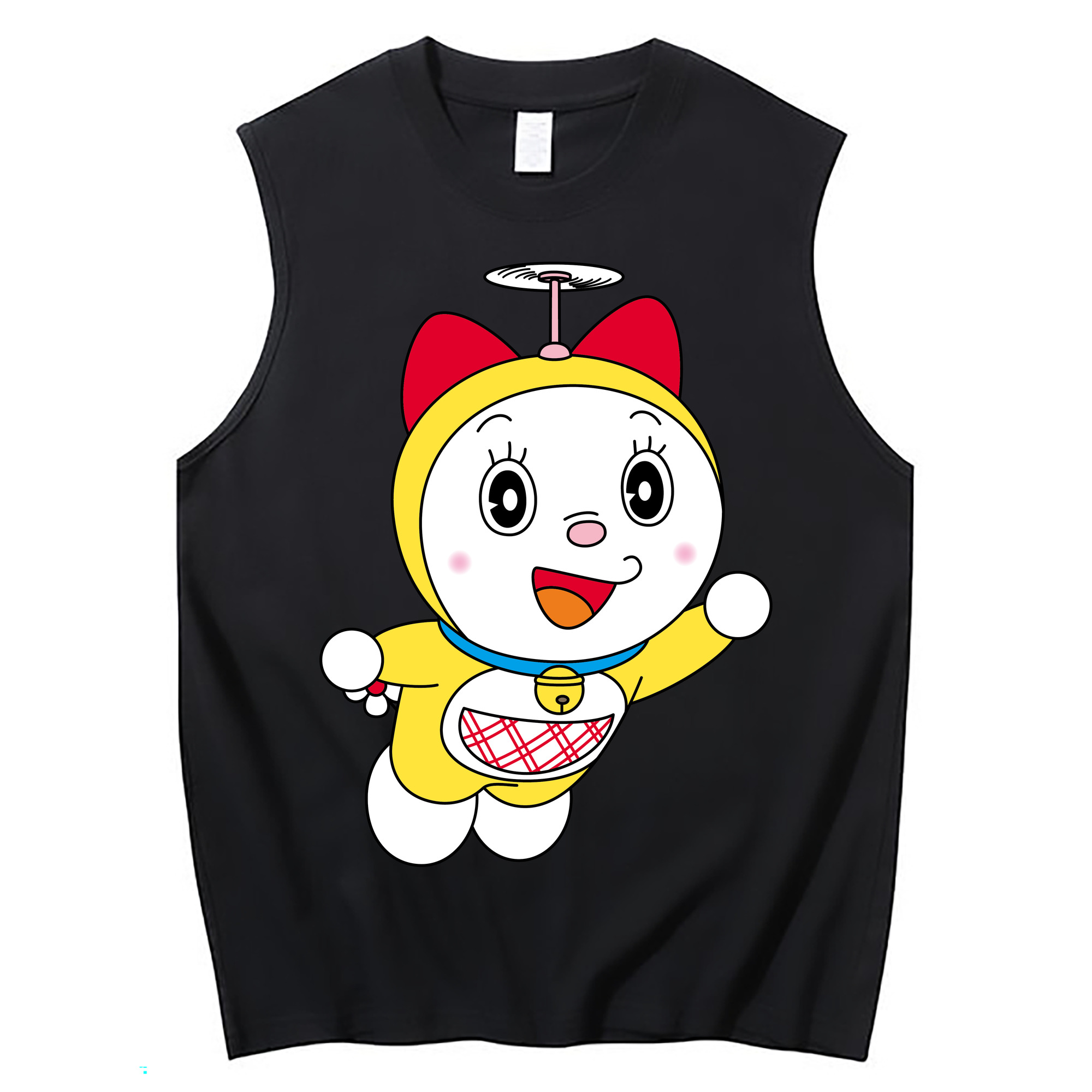 （画像用） ドラえもん ドラミ Doraemon Dorami コットン100％タンクトップ（フロントプリント）