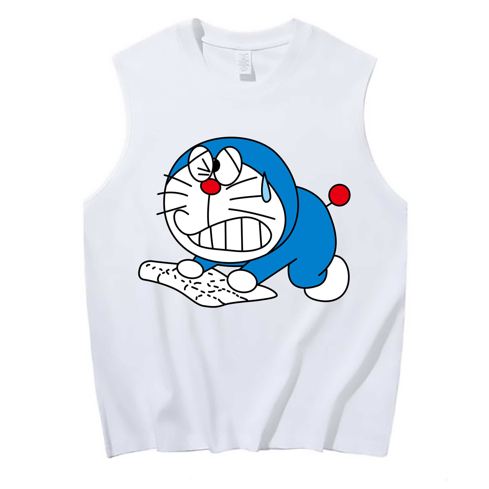 （画像用） ドラえもん Doraemon コットン100％タンクトップ（フロントプリント）