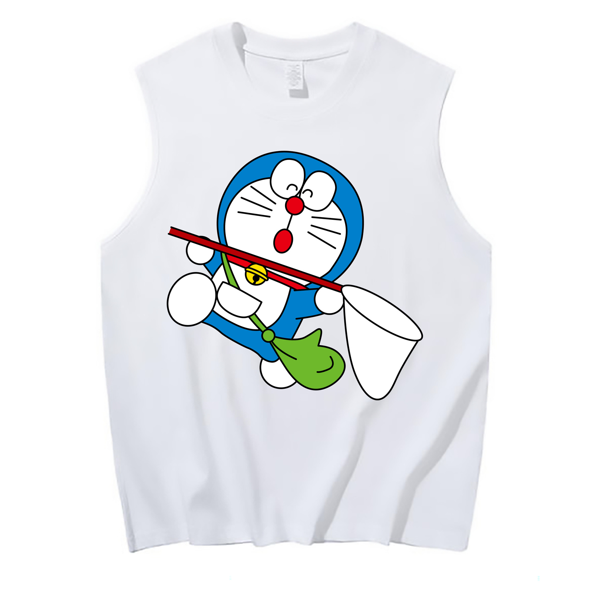 （画像用） ドラえもん Doraemon コットン100％タンクトップ（フロントプリント）