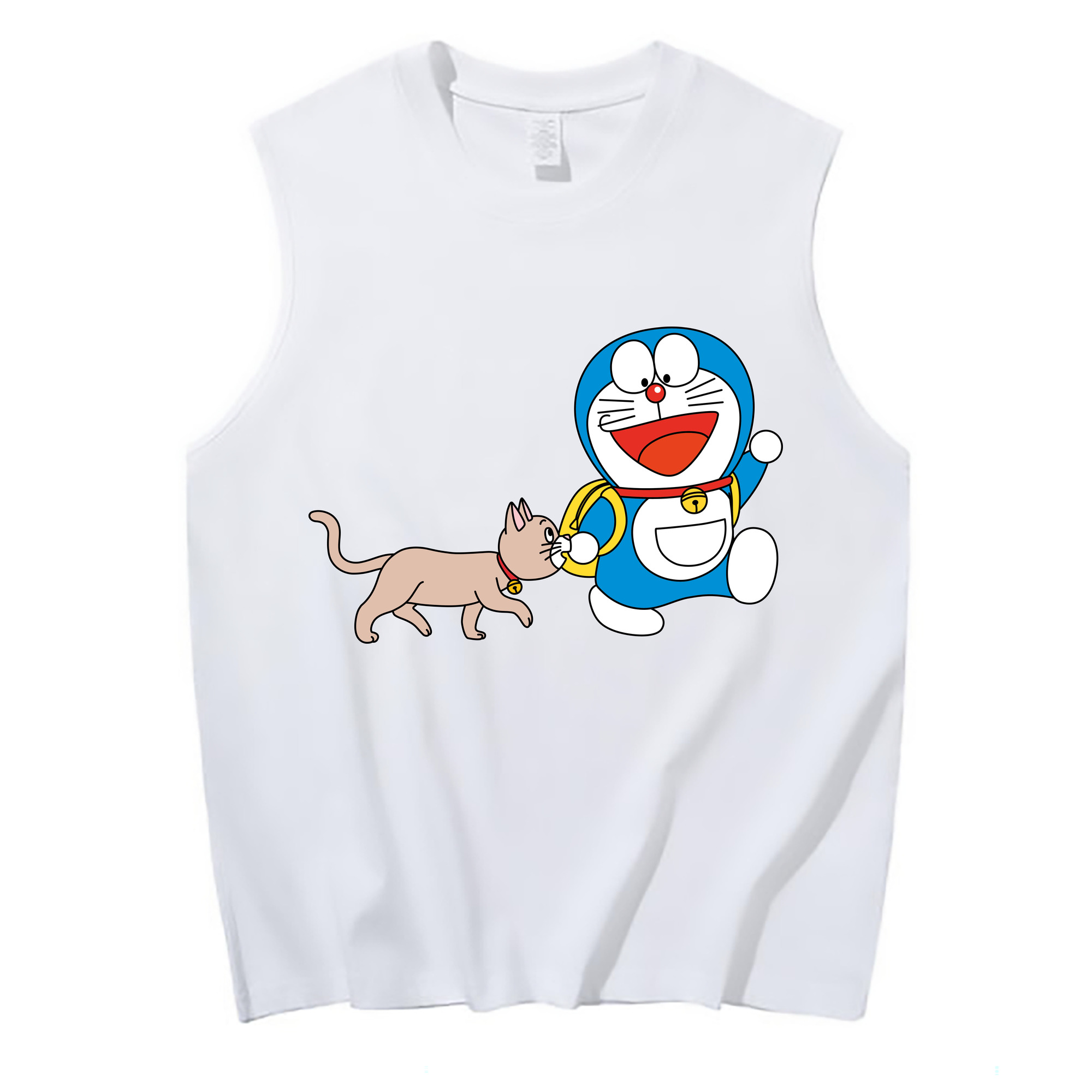 （画像用） ドラえもん Doraemon コットン100％タンクトップ（フロントプリント）