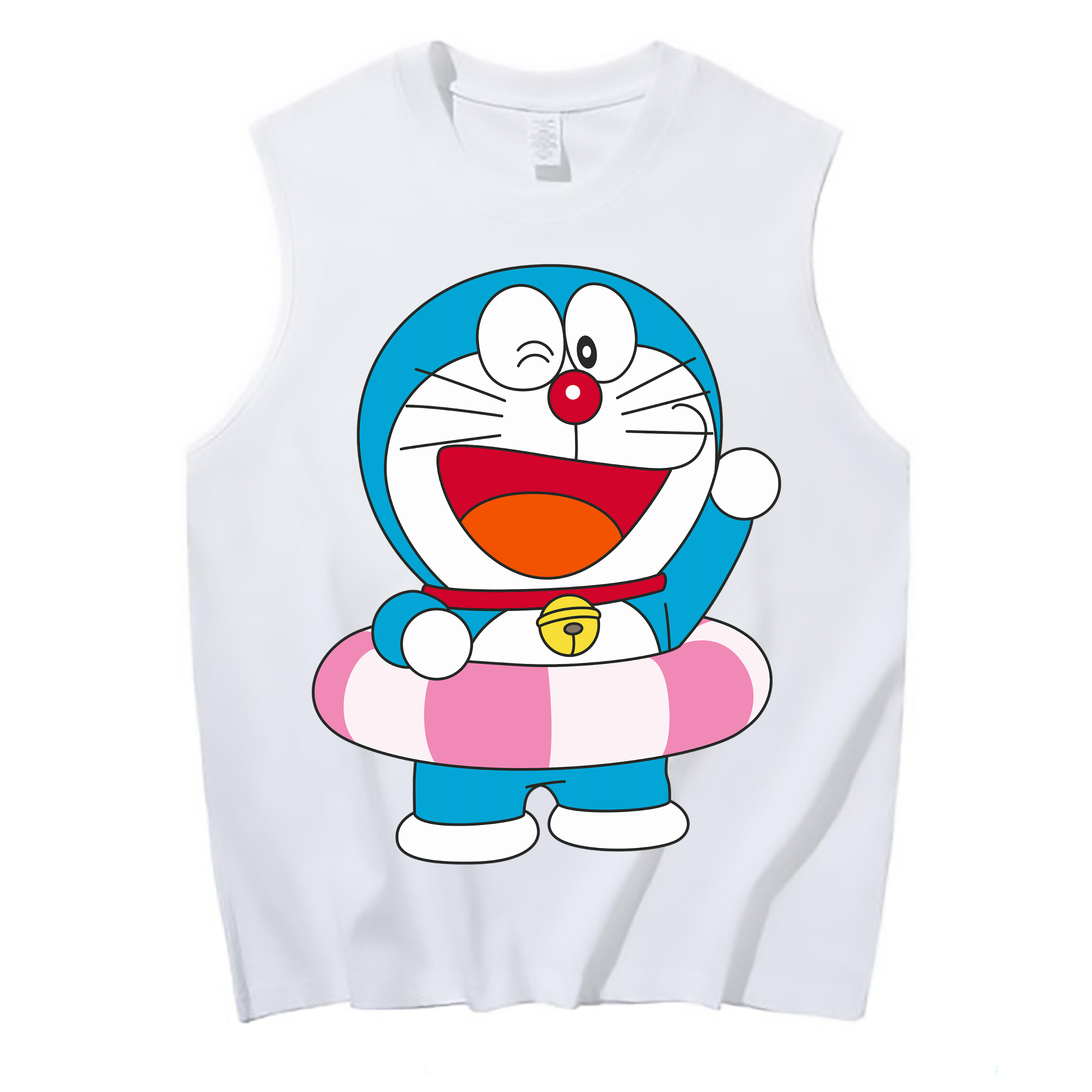 （画像用） ドラえもん Doraemon コットン100％タンクトップ（フロントプリント）