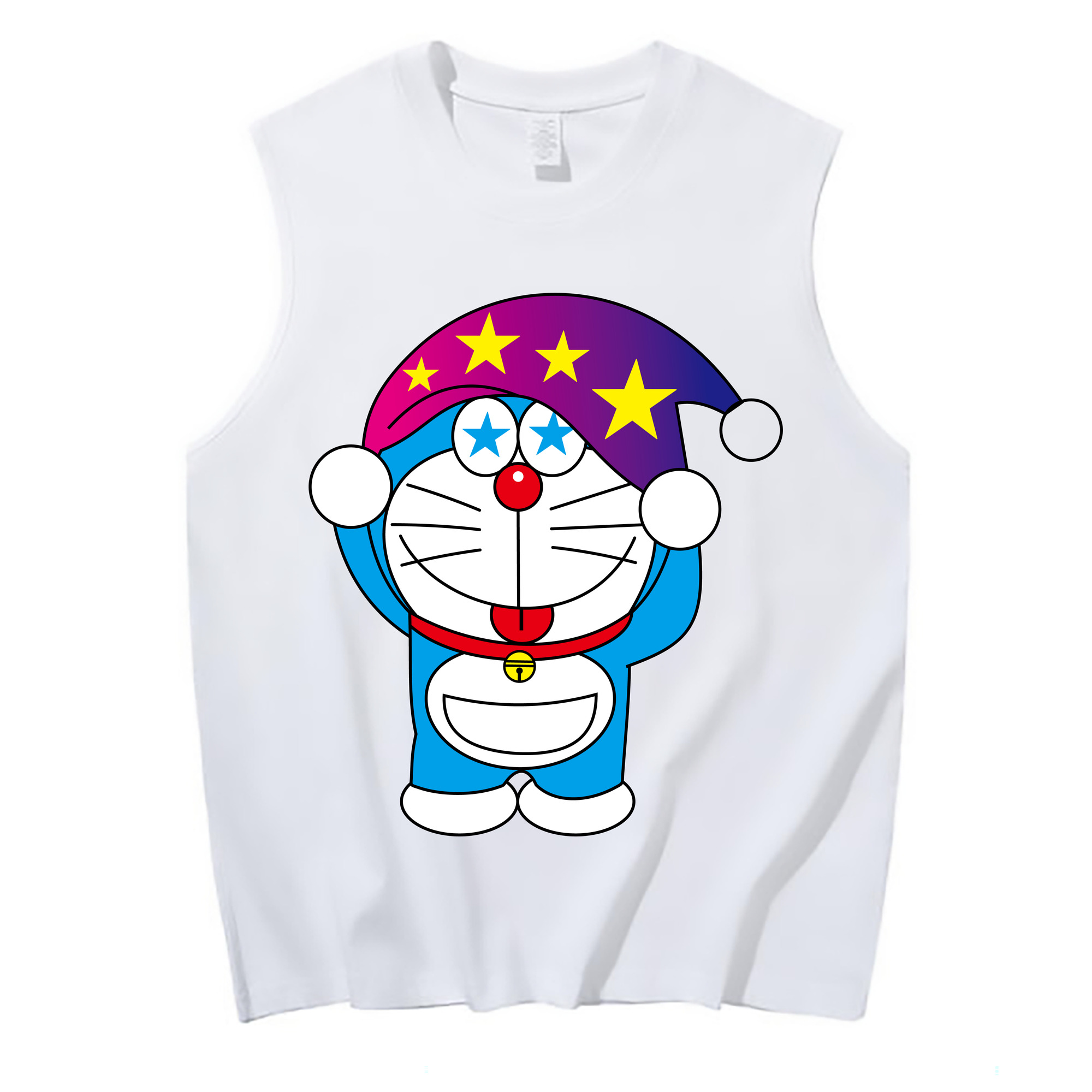 （画像用） ドラえもん Doraemon コットン100％タンクトップ（フロントプリント）