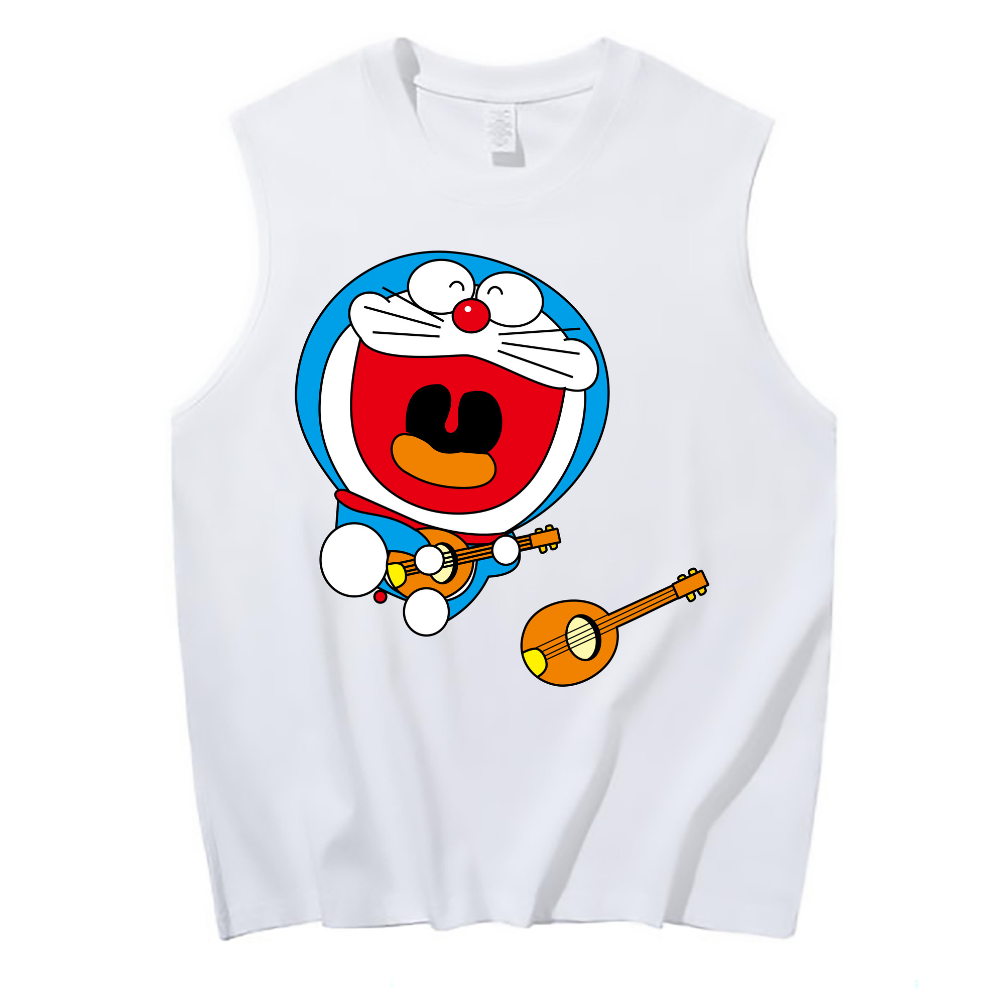 （画像用） ドラえもん Doraemon コットン100％タンクトップ（フロントプリント）