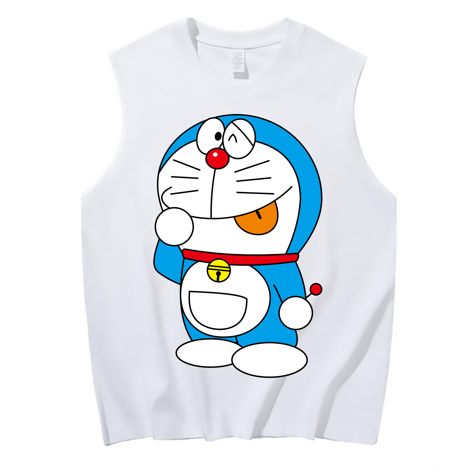 （画像用） ドラえもん Doraemon コットン100％タンクトップ（フロントプリント）