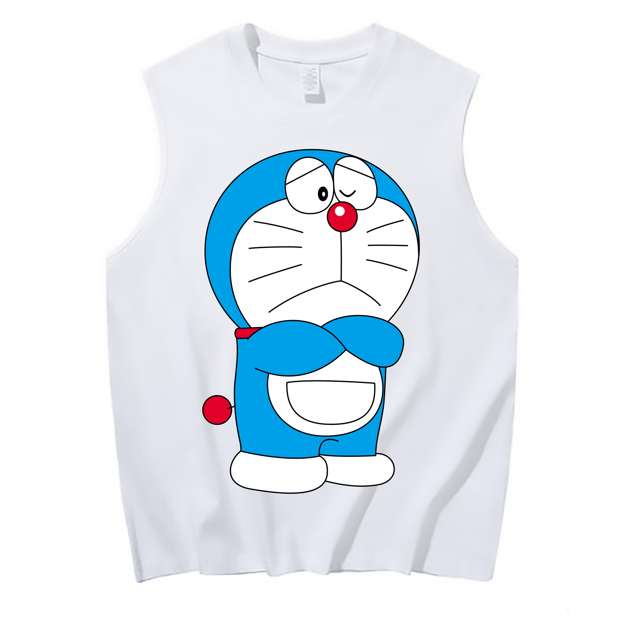 （画像用） ドラえもん Doraemon コットン100％タンクトップ（フロントプリント）