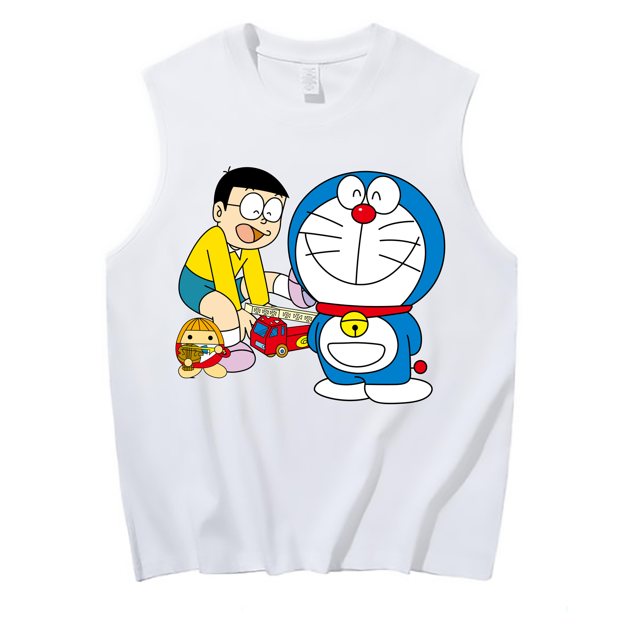 （画像用） ドラえもん Doraemon コットン100％タンクトップ（フロントプリント）