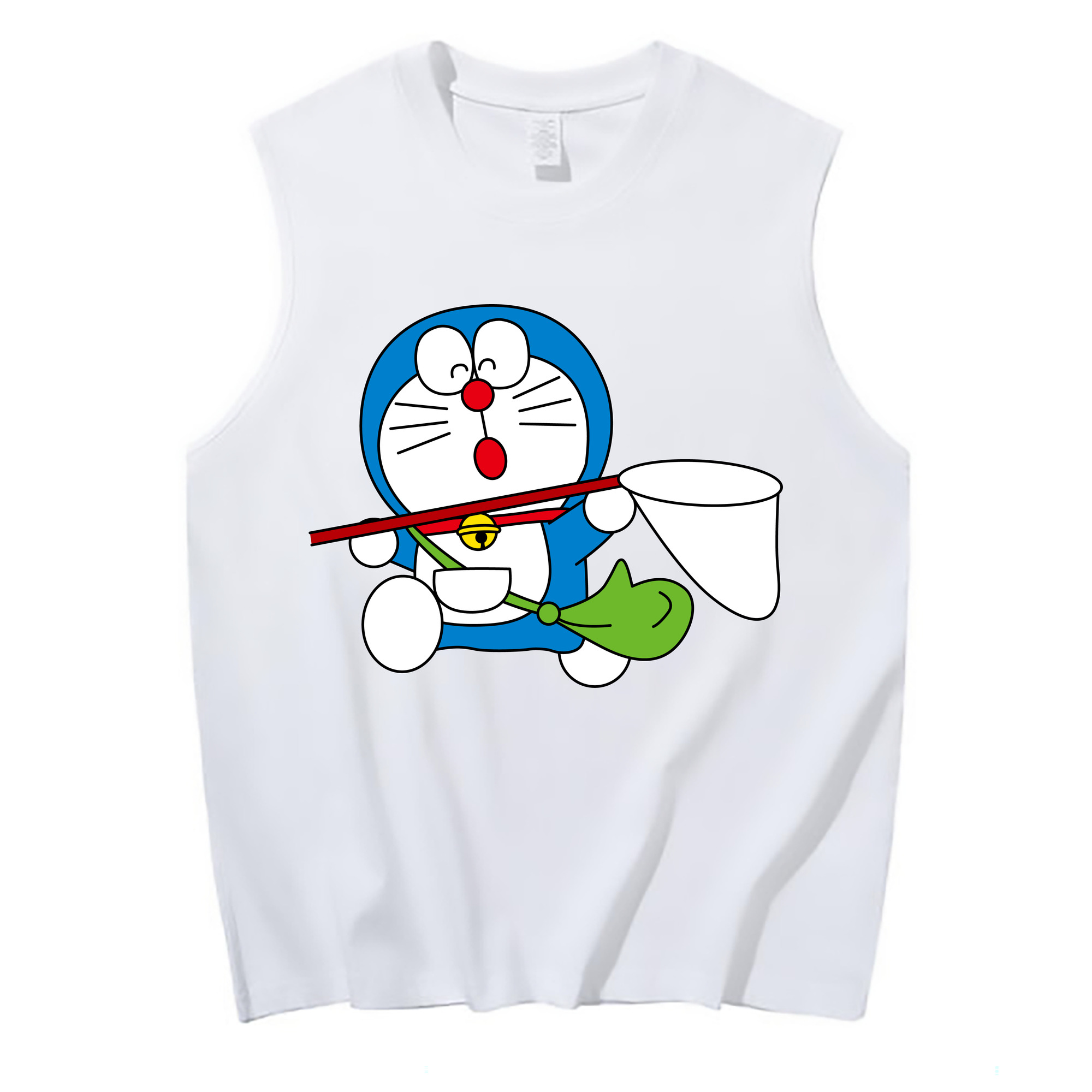 （画像用） ドラえもん Doraemon コットン100％タンクトップ（フロントプリント）