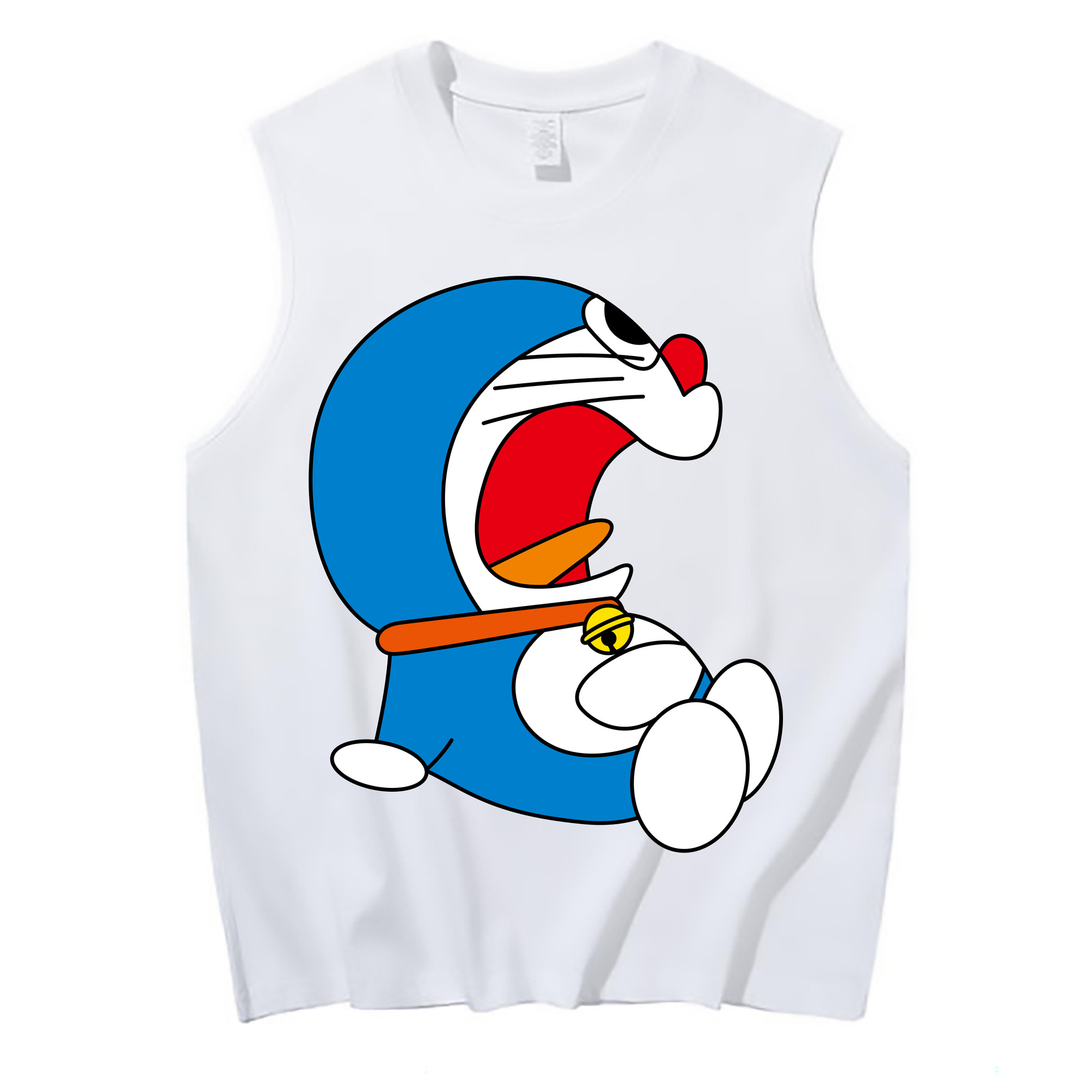 （画像用） ドラえもん Doraemon コットン100％タンクトップ（フロントプリント）