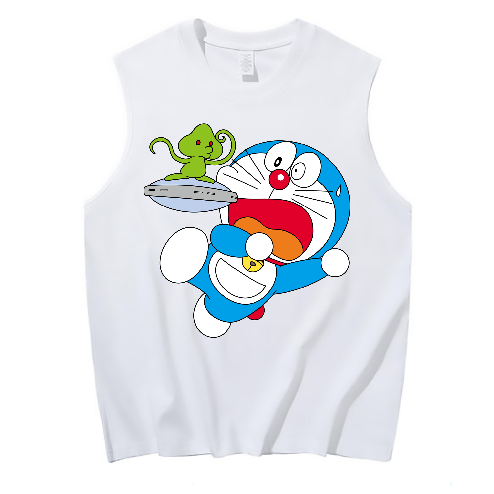 （画像用） ドラえもん Doraemon コットン100％タンクトップ（フロントプリント）