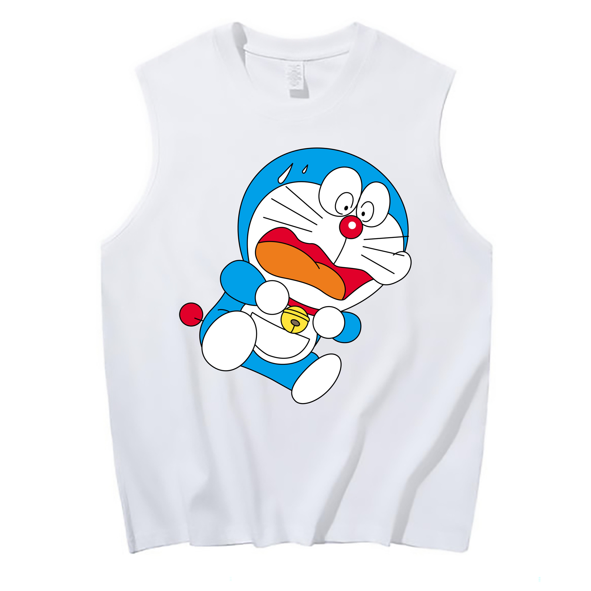 （画像用） ドラえもん Doraemon コットン100％タンクトップ（フロントプリント）
