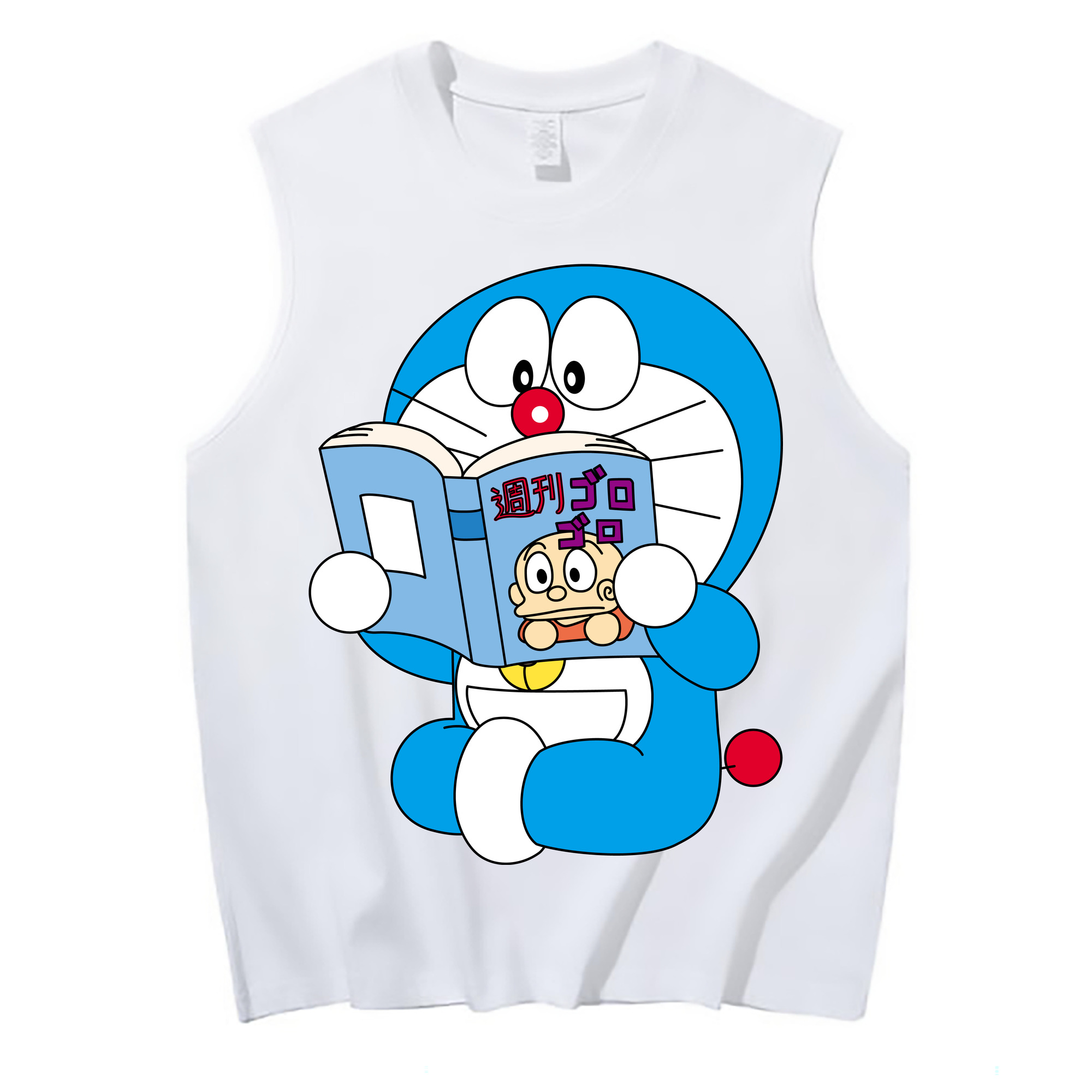 （画像用） ドラえもん Doraemon コットン100％タンクトップ（フロントプリント）