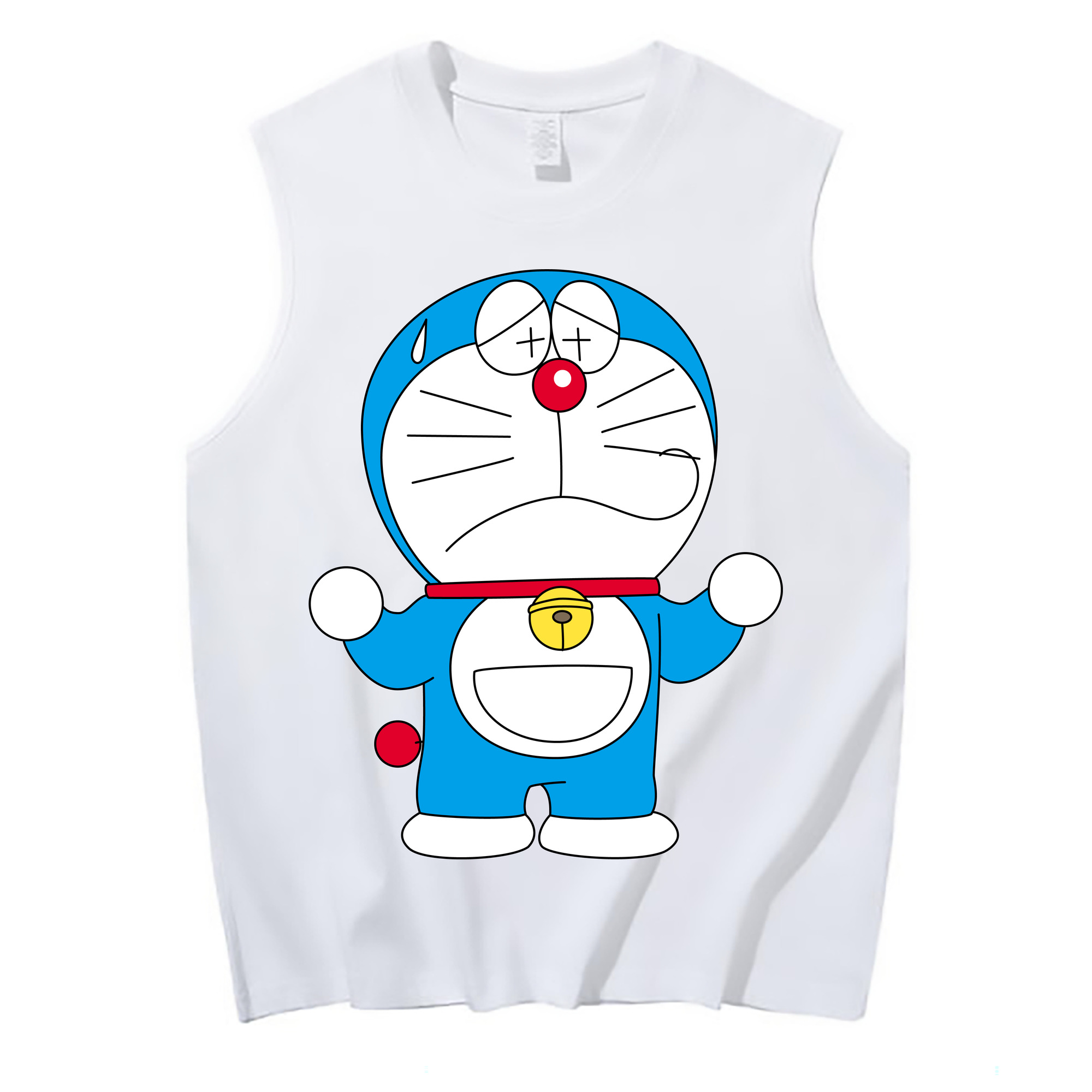 （画像用） ドラえもん Doraemon コットン100％タンクトップ（フロントプリント）