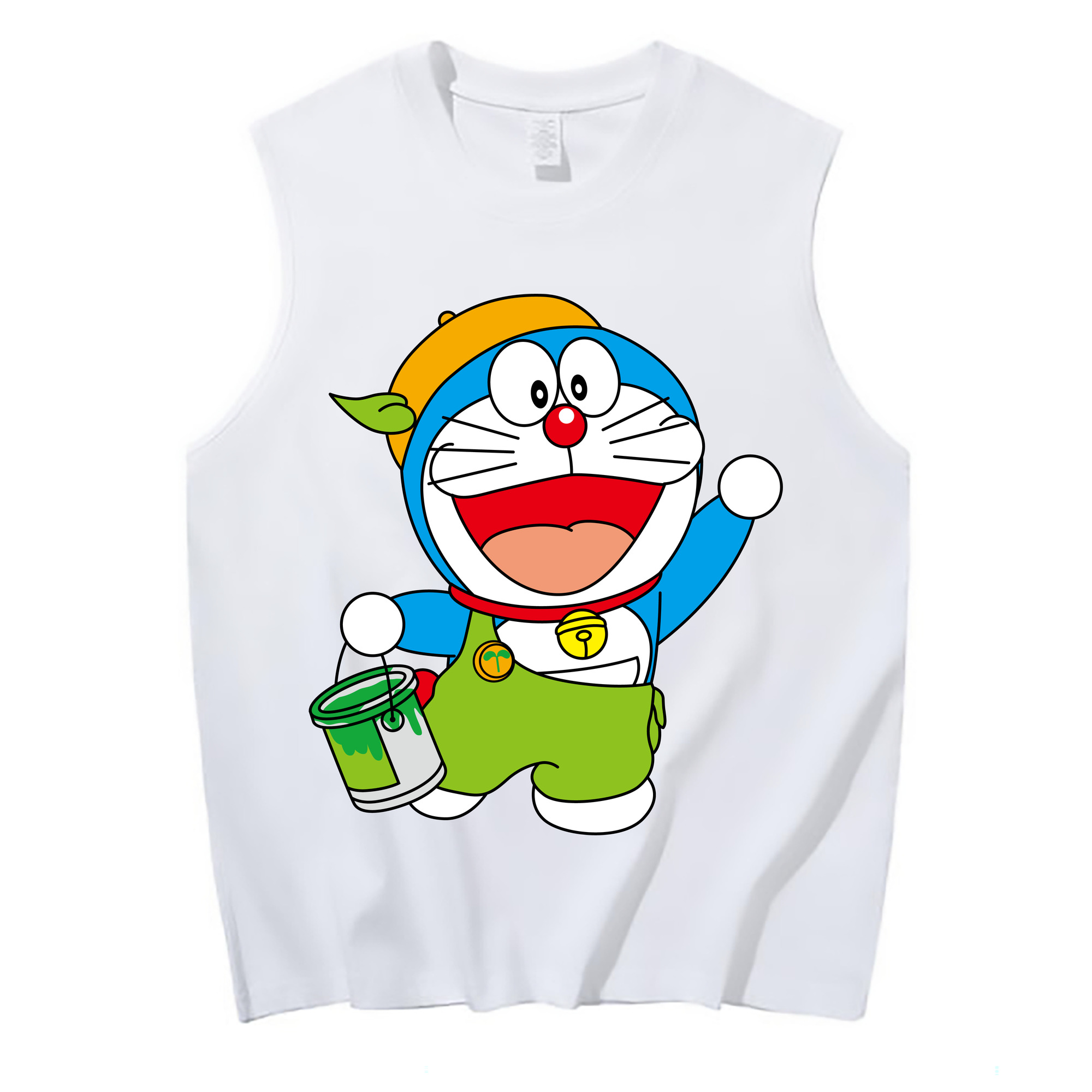 （画像用） ドラえもん Doraemon コットン100％タンクトップ（フロントプリント）