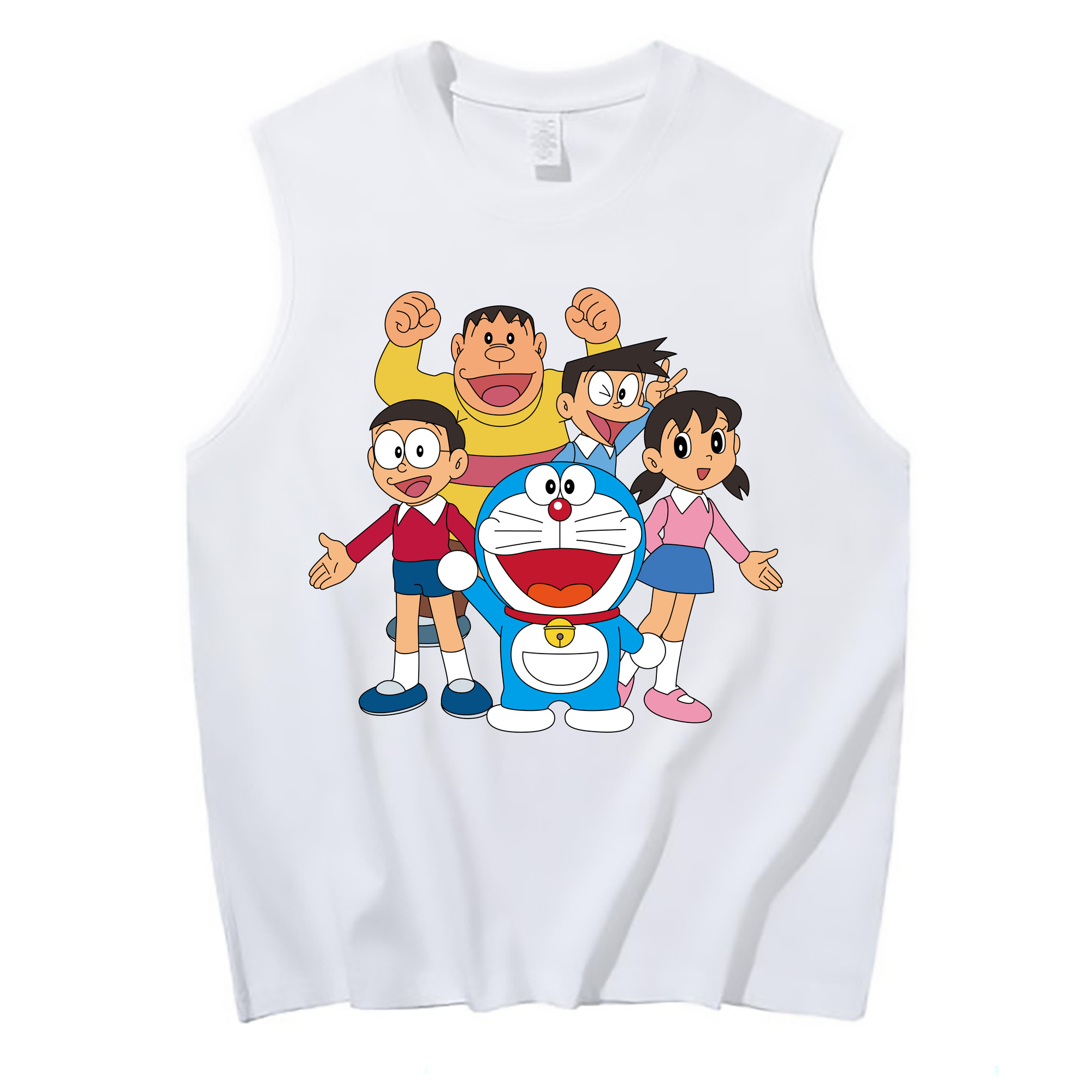 （画像用） ドラえもん 骨川 スネ夫 Doraemon Honekawa Suneo コットン100％タンクトップ（フロントプリント）