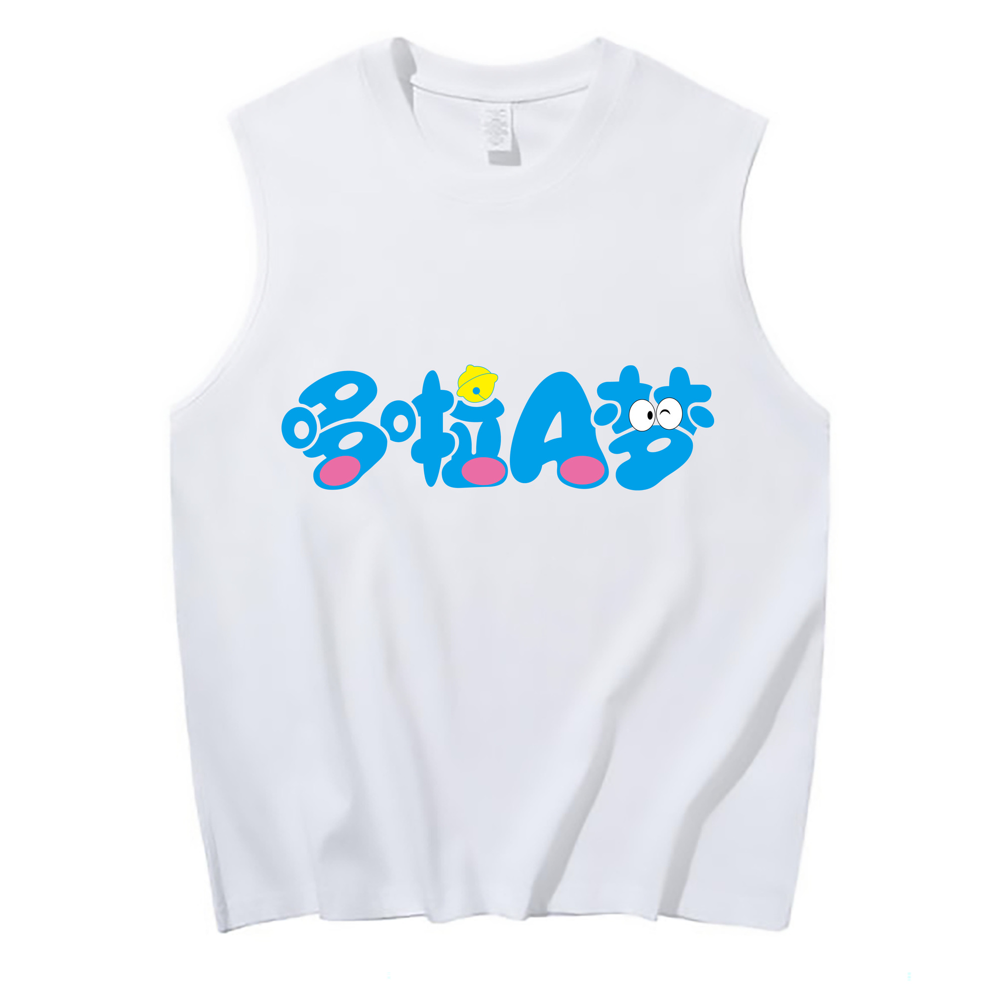 （画像用） ドラえもん Doraemon コットン100％タンクトップ（フロントプリント）