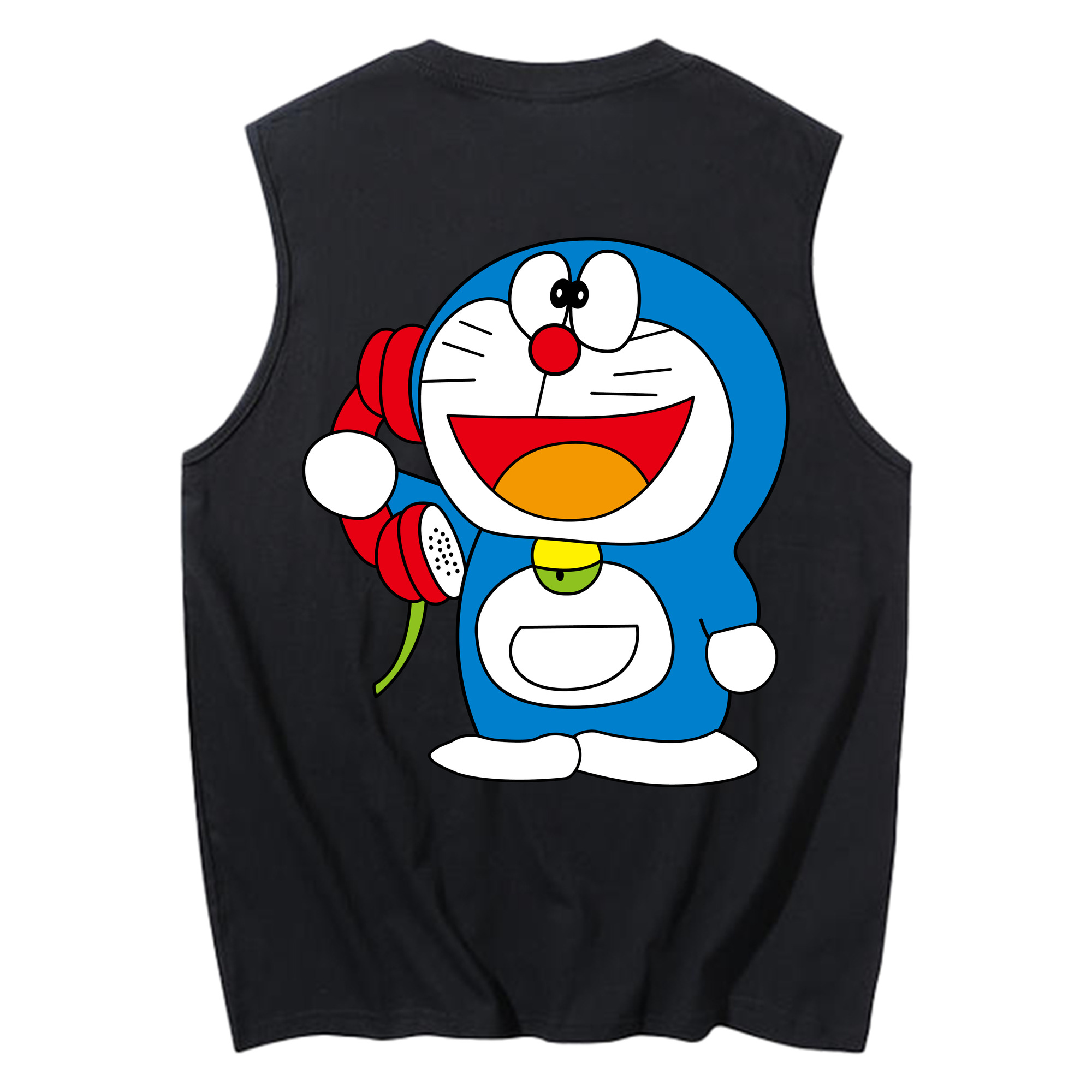 （画像用） ドラえもん Doraemon コットン100％タンクトップ（背面プリント）