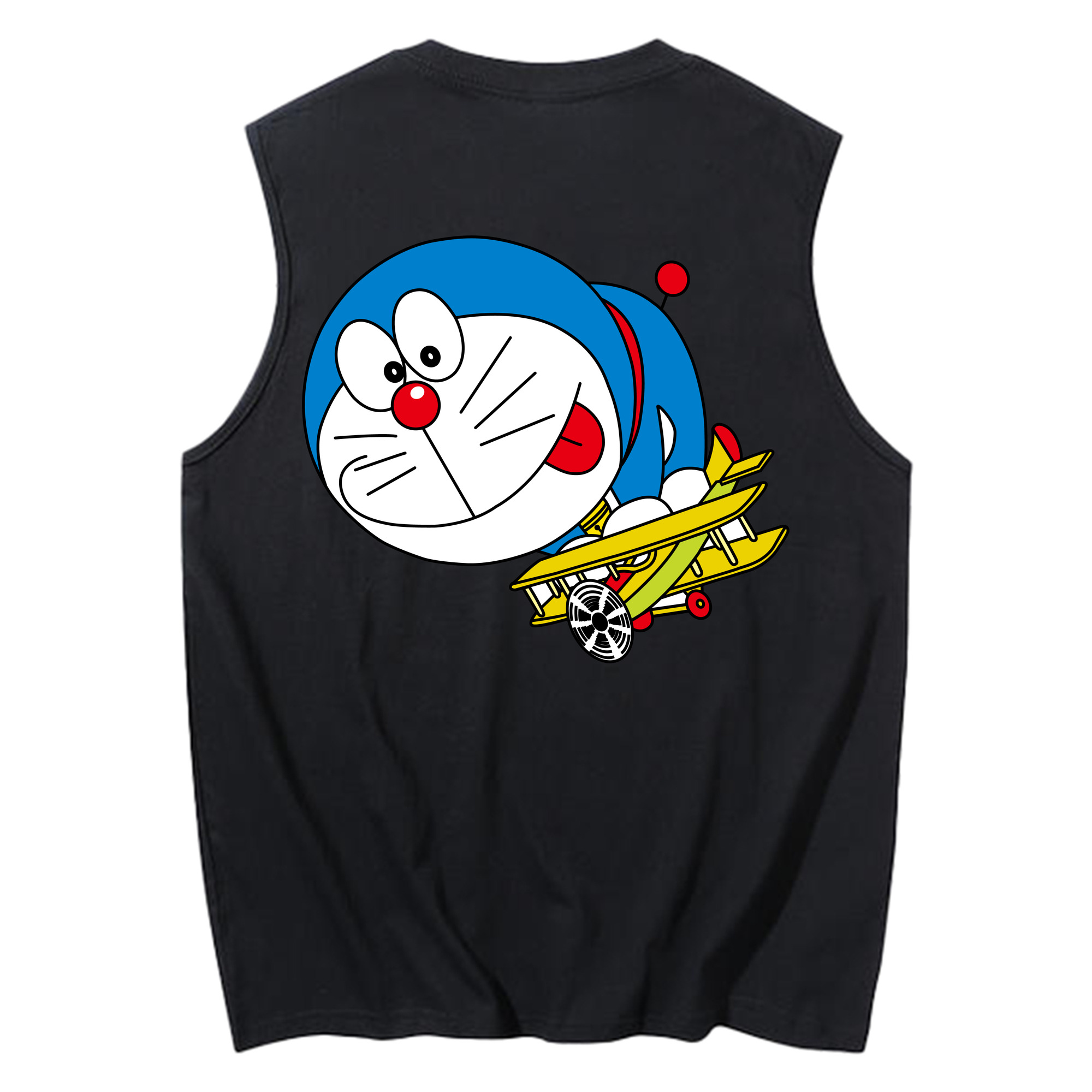 （画像用） ドラえもん Doraemon コットン100％タンクトップ（背面プリント）