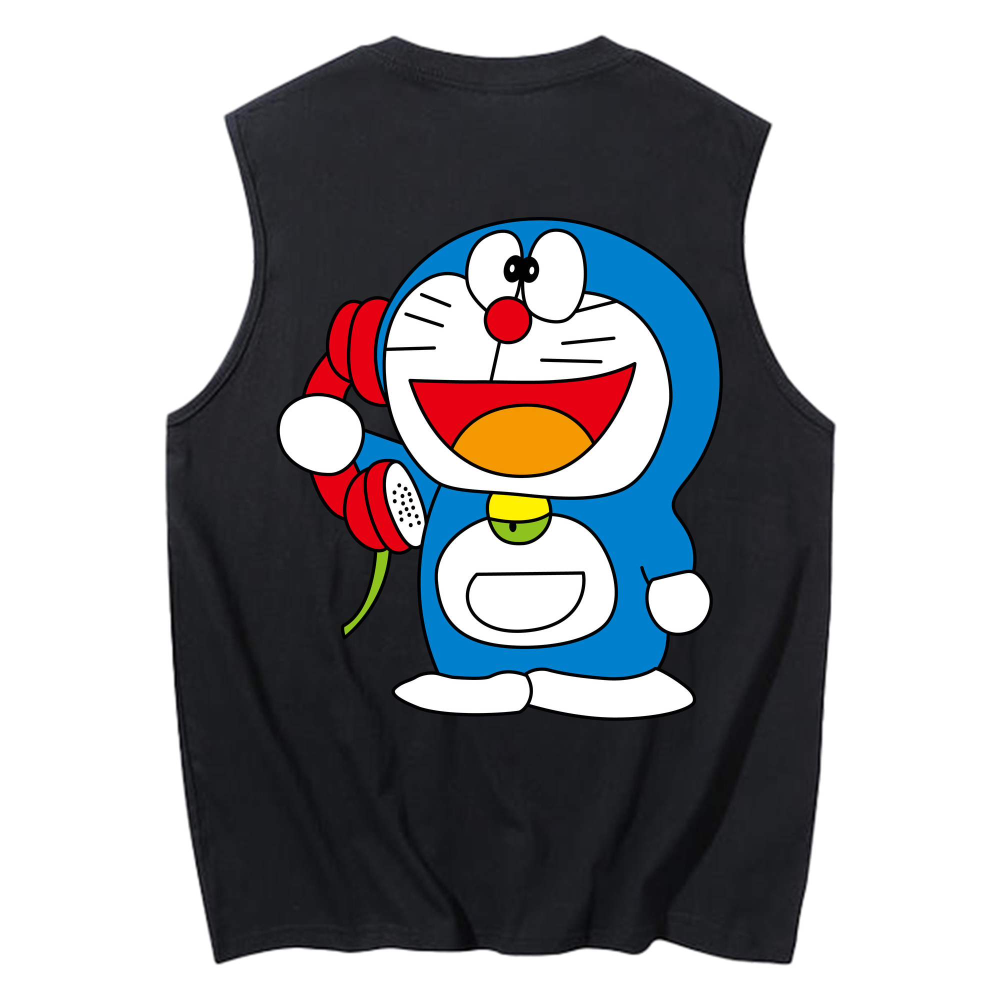 （画像用） ドラえもん Doraemon コットン100％タンクトップ（背面プリント）