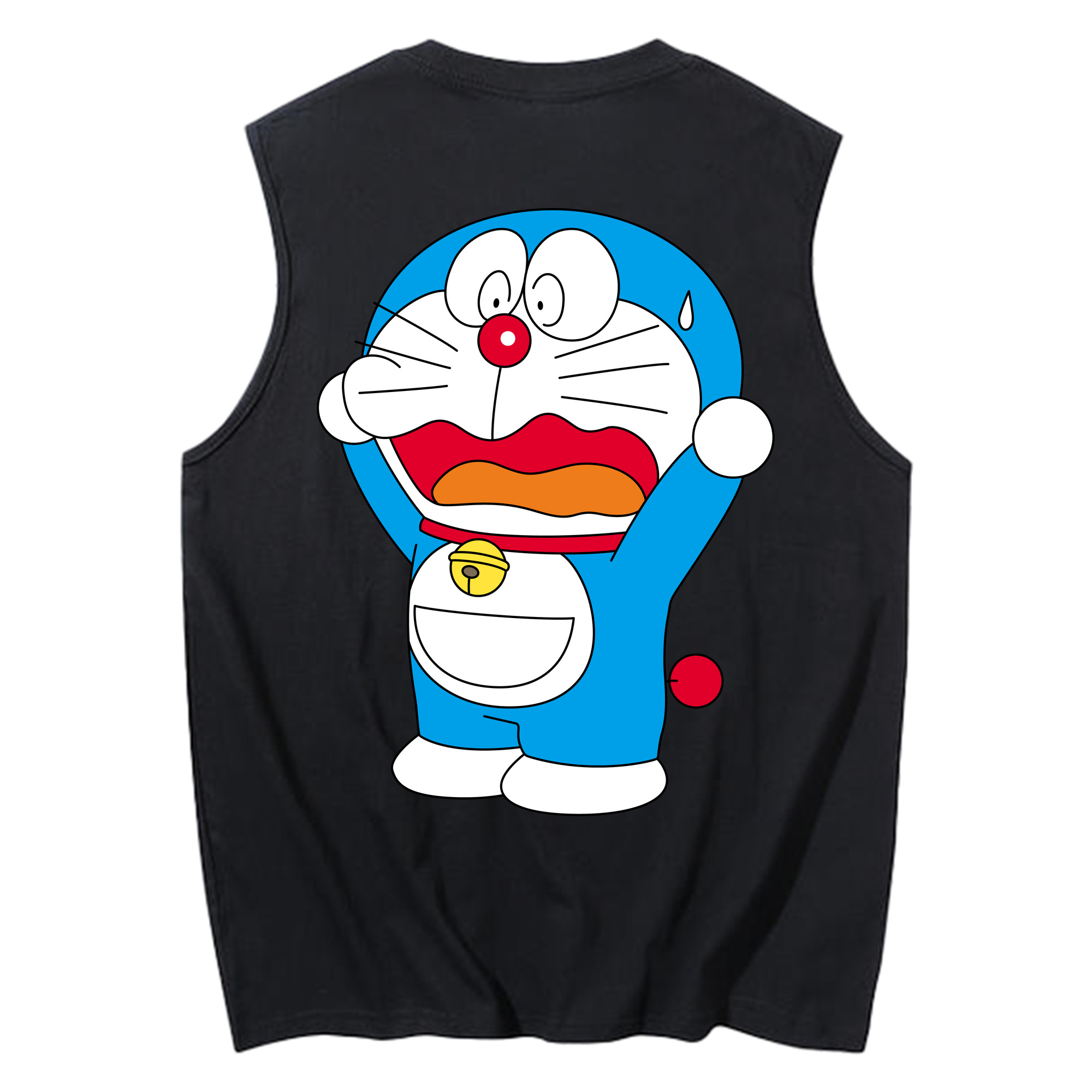 （画像用） ドラえもん Doraemon コットン100％タンクトップ（背面プリント）