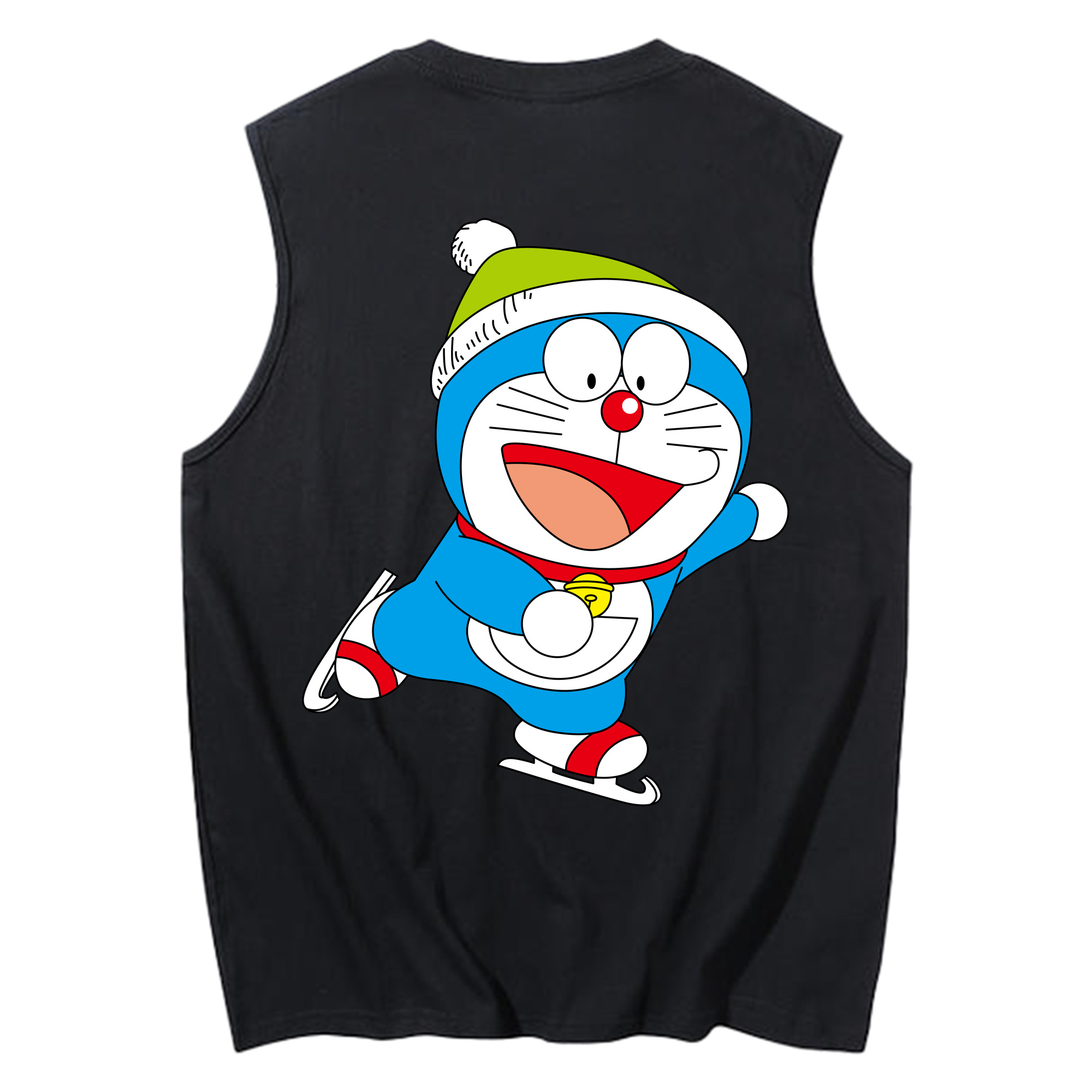 （画像用） ドラえもん Doraemon コットン100％タンクトップ（背面プリント）