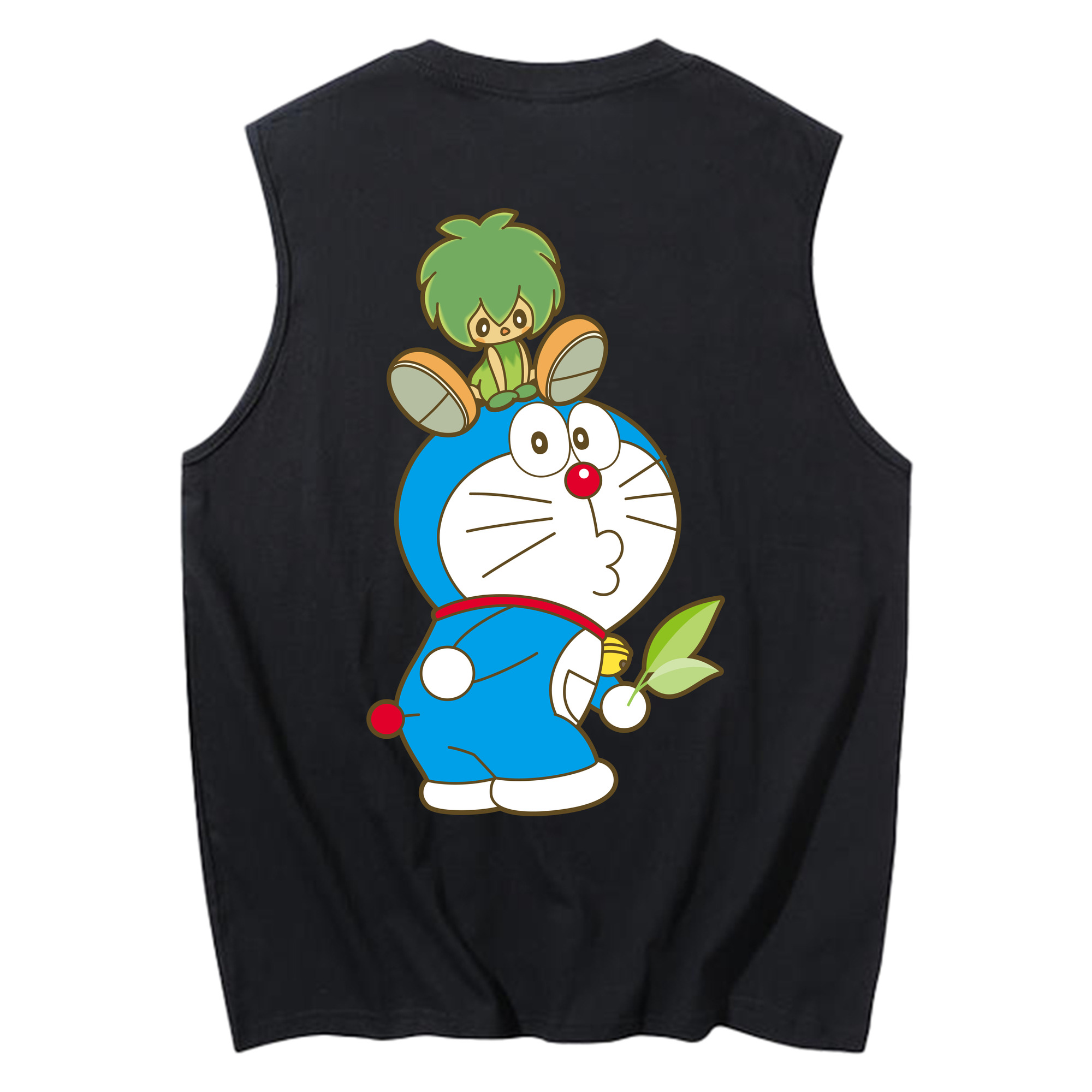 （画像用） ドラえもん Doraemon コットン100％タンクトップ（背面プリント）