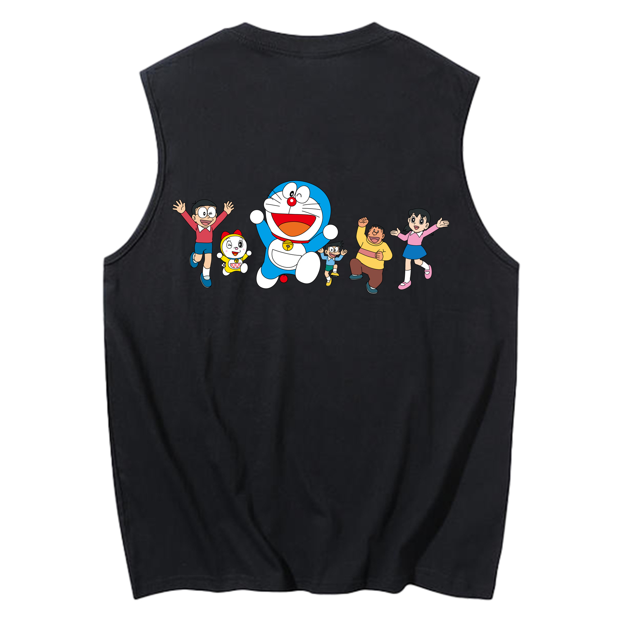 （画像用） ドラえもん 骨川 スネ夫 Doraemon Honekawa Suneo コットン100％タンクトップ（背面プリント）