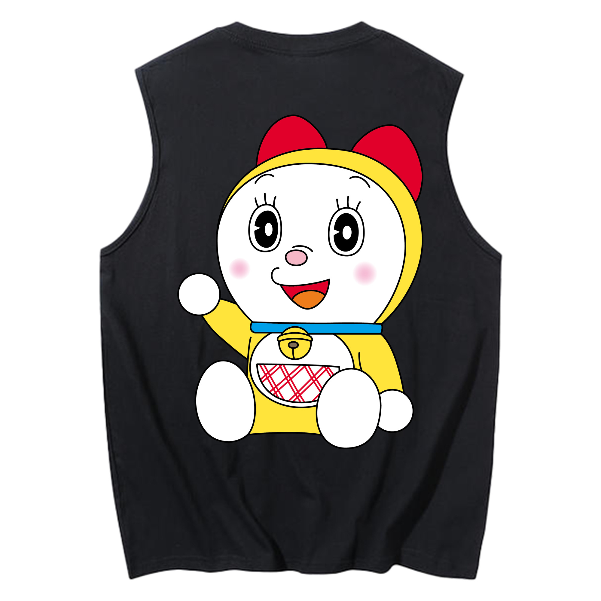 （画像用） ドラえもん ドラミ Doraemon Dorami コットン100％タンクトップ（背面プリント）