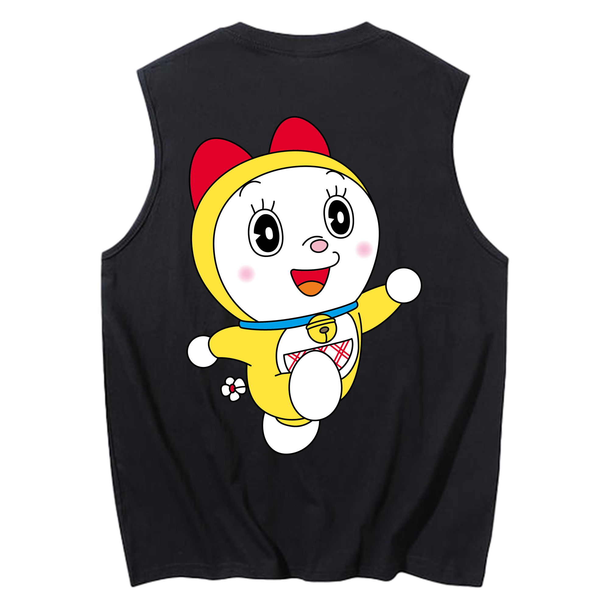 （画像用） ドラえもん ドラミ Doraemon Dorami コットン100％タンクトップ（背面プリント）