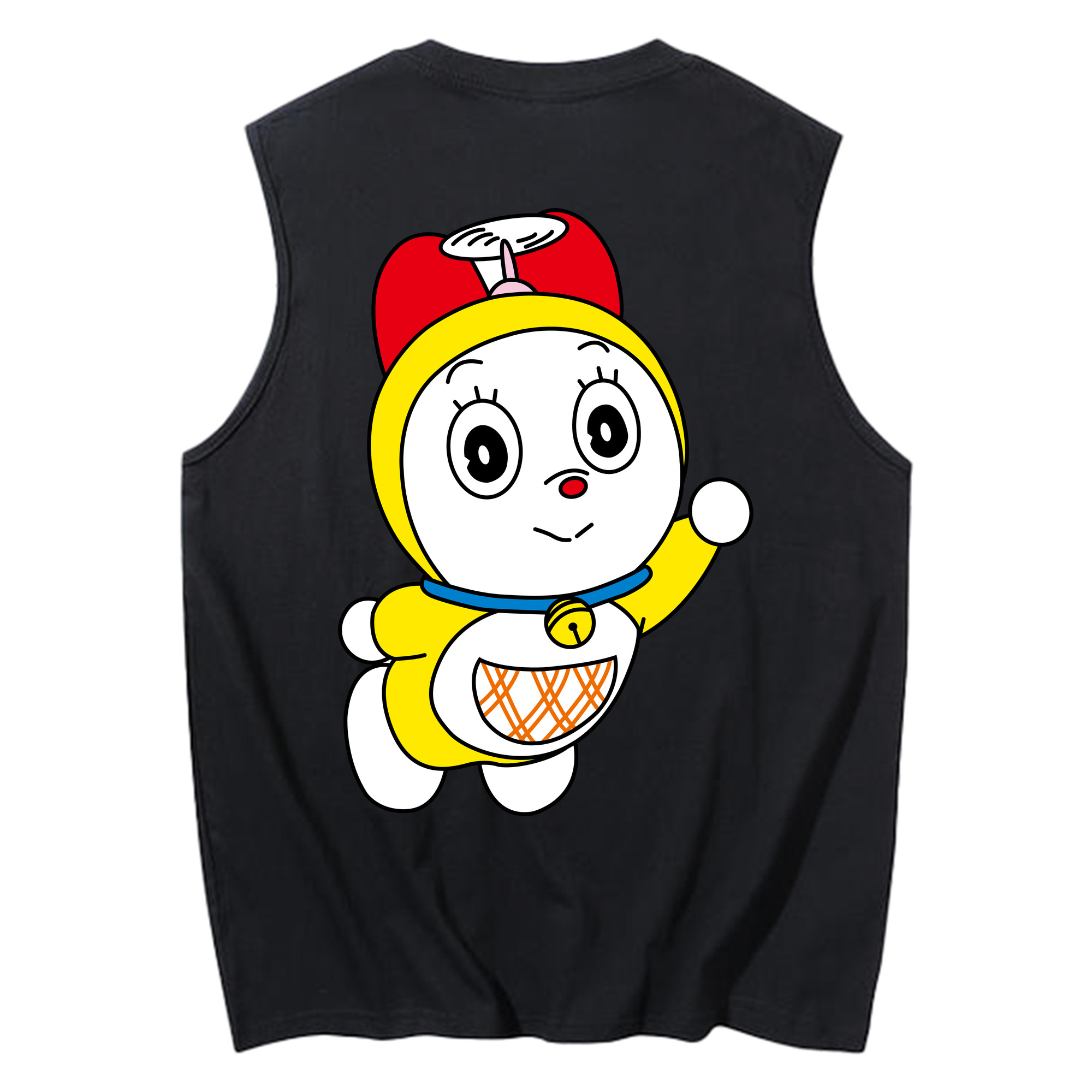 （画像用） ドラえもん ドラミ Doraemon Dorami コットン100％タンクトップ（背面プリント）