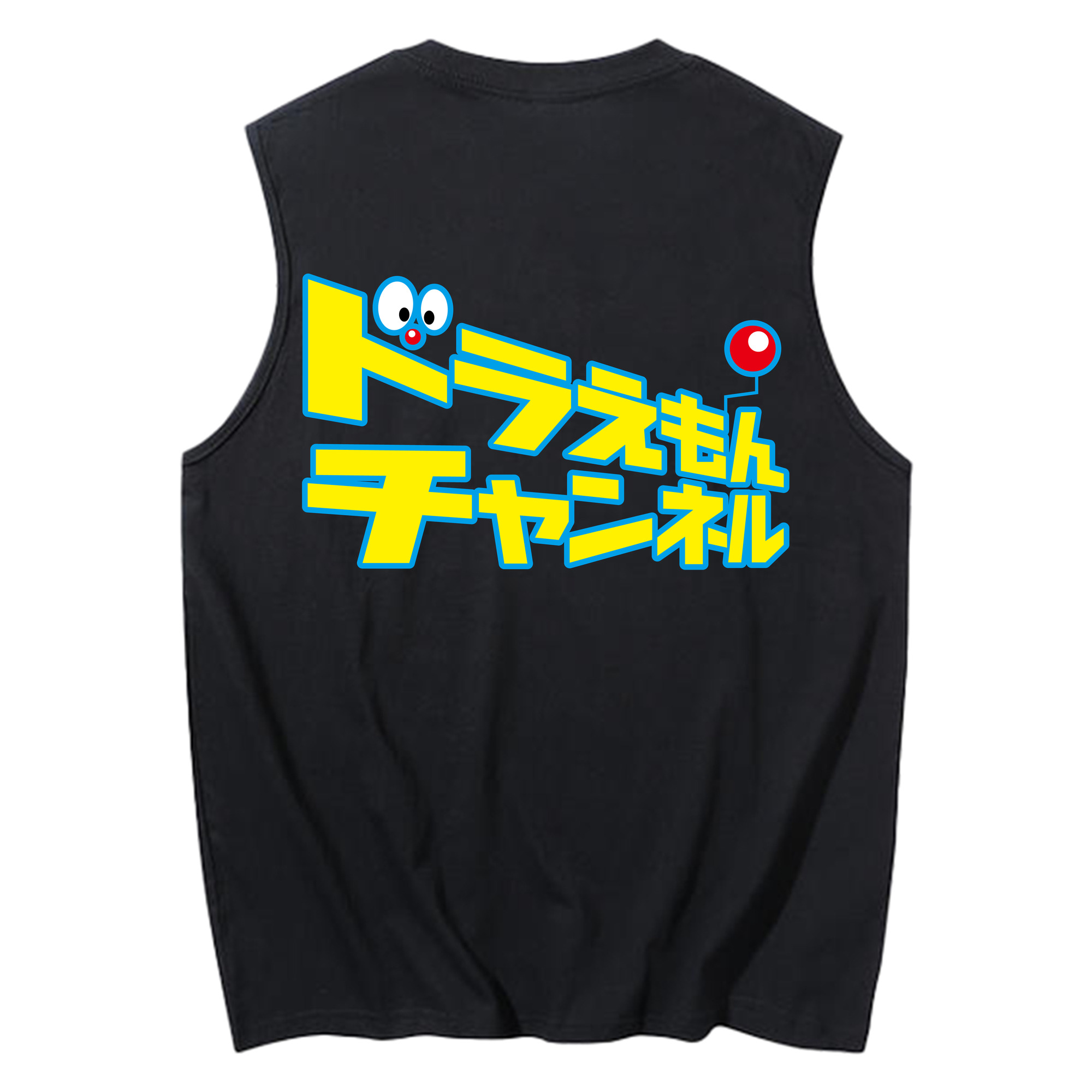（画像用） ドラえもん Doraemon コットン100％タンクトップ（背面プリント）