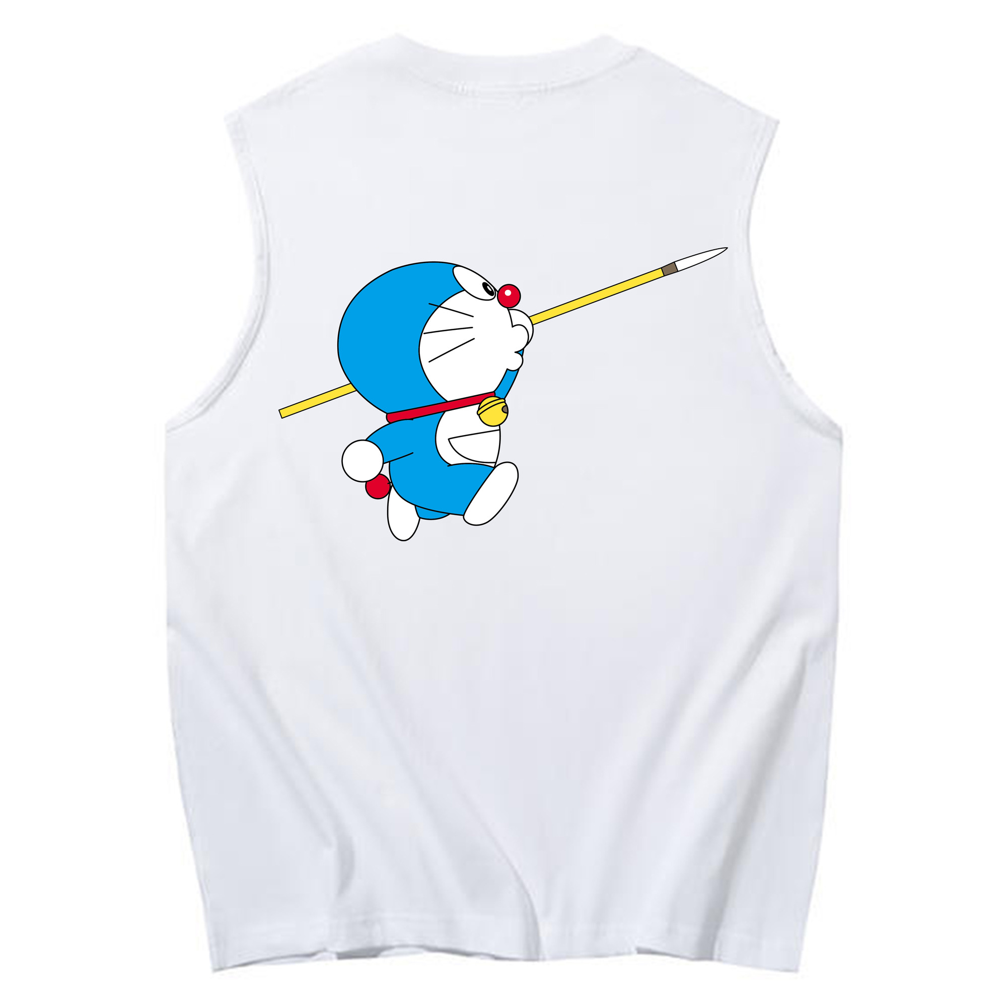 （画像用） ドラえもん Doraemon コットン100％タンクトップ（背面プリント）