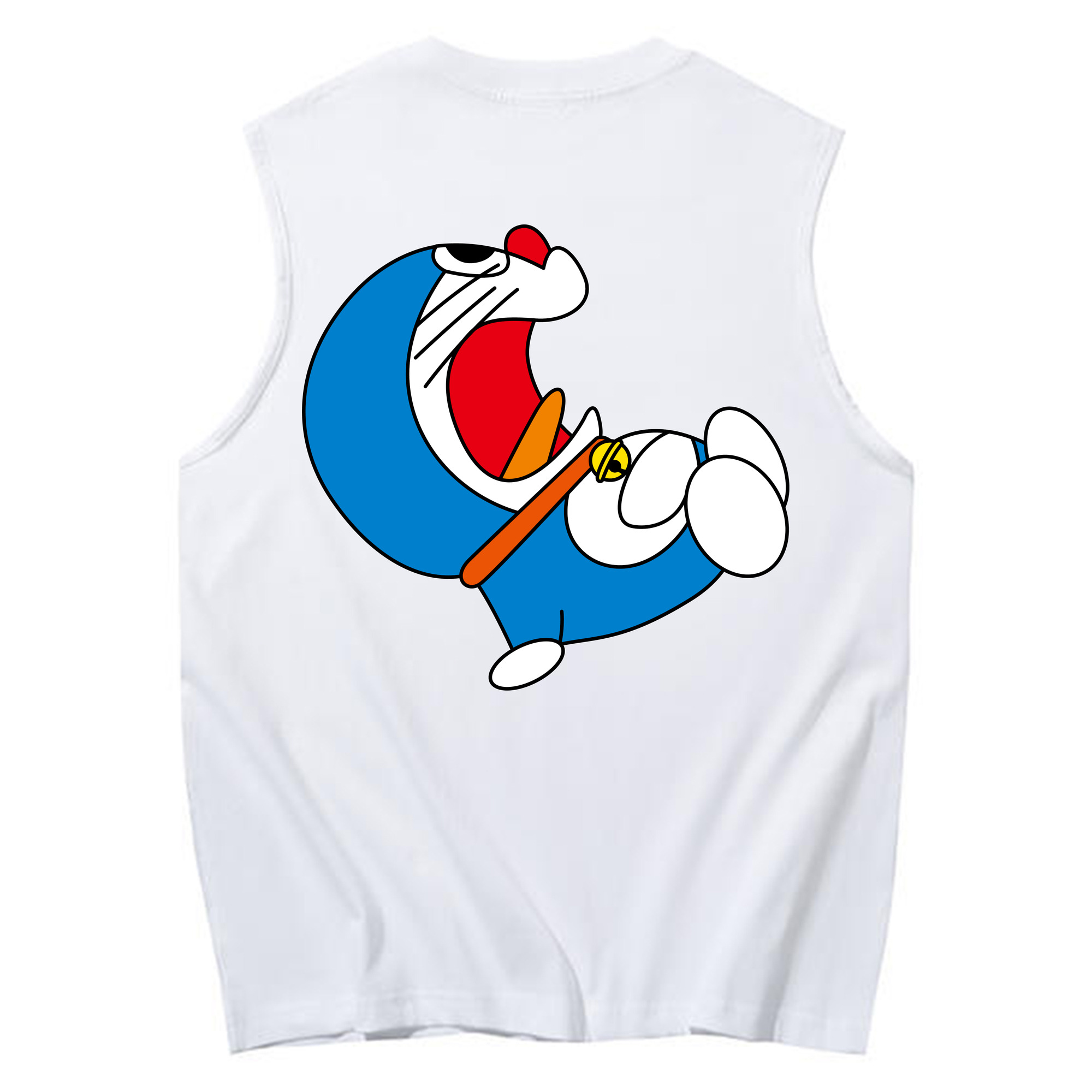 （画像用） ドラえもん Doraemon コットン100％タンクトップ（背面プリント）