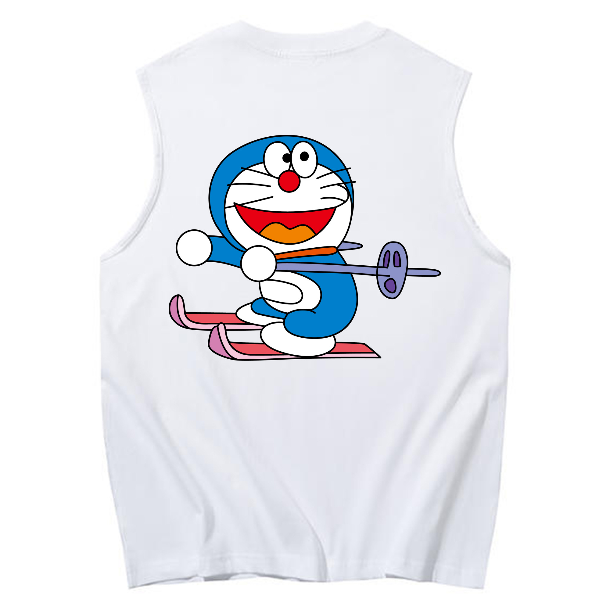 （画像用） ドラえもん Doraemon コットン100％タンクトップ（背面プリント）