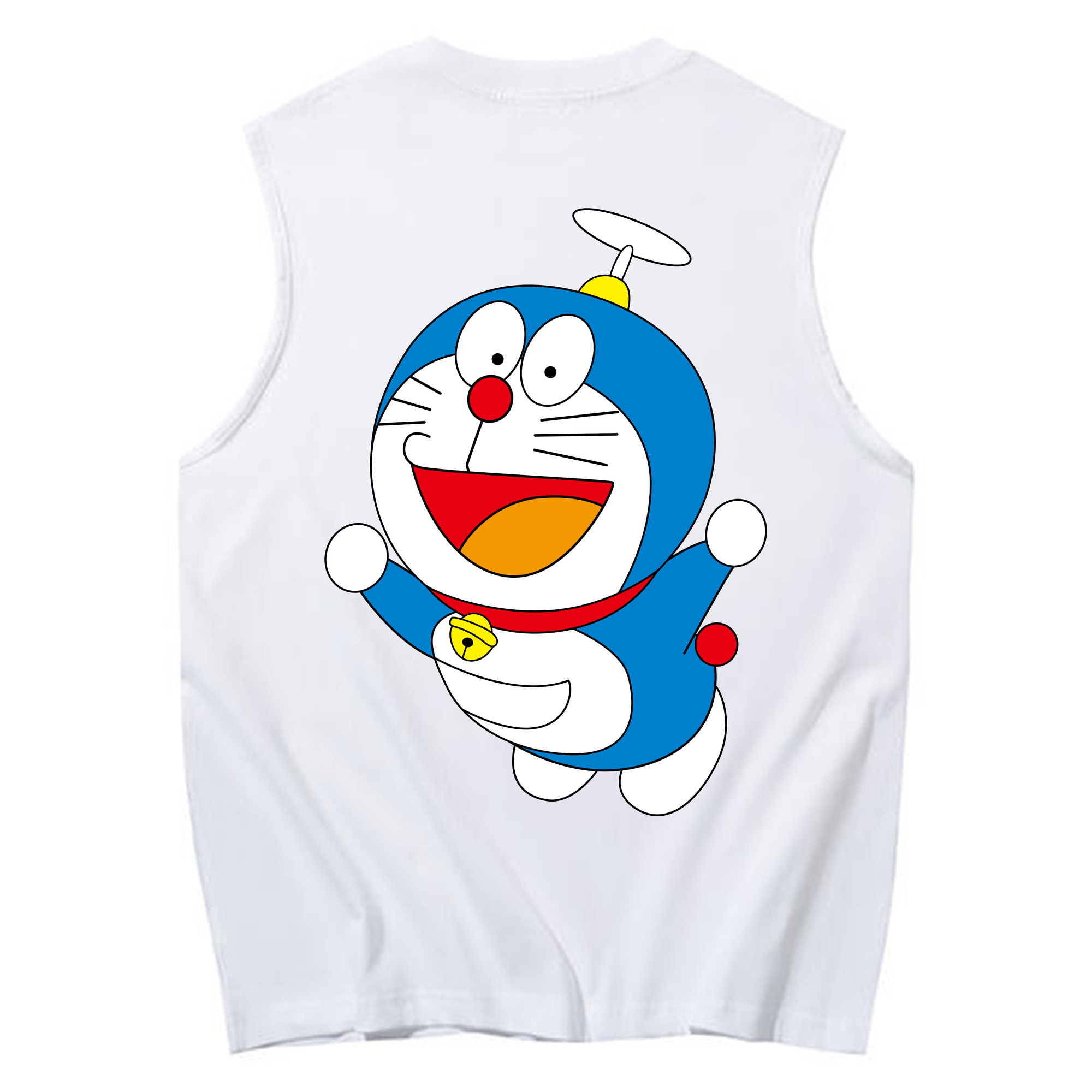 （画像用） ドラえもん Doraemon コットン100％タンクトップ（背面プリント）