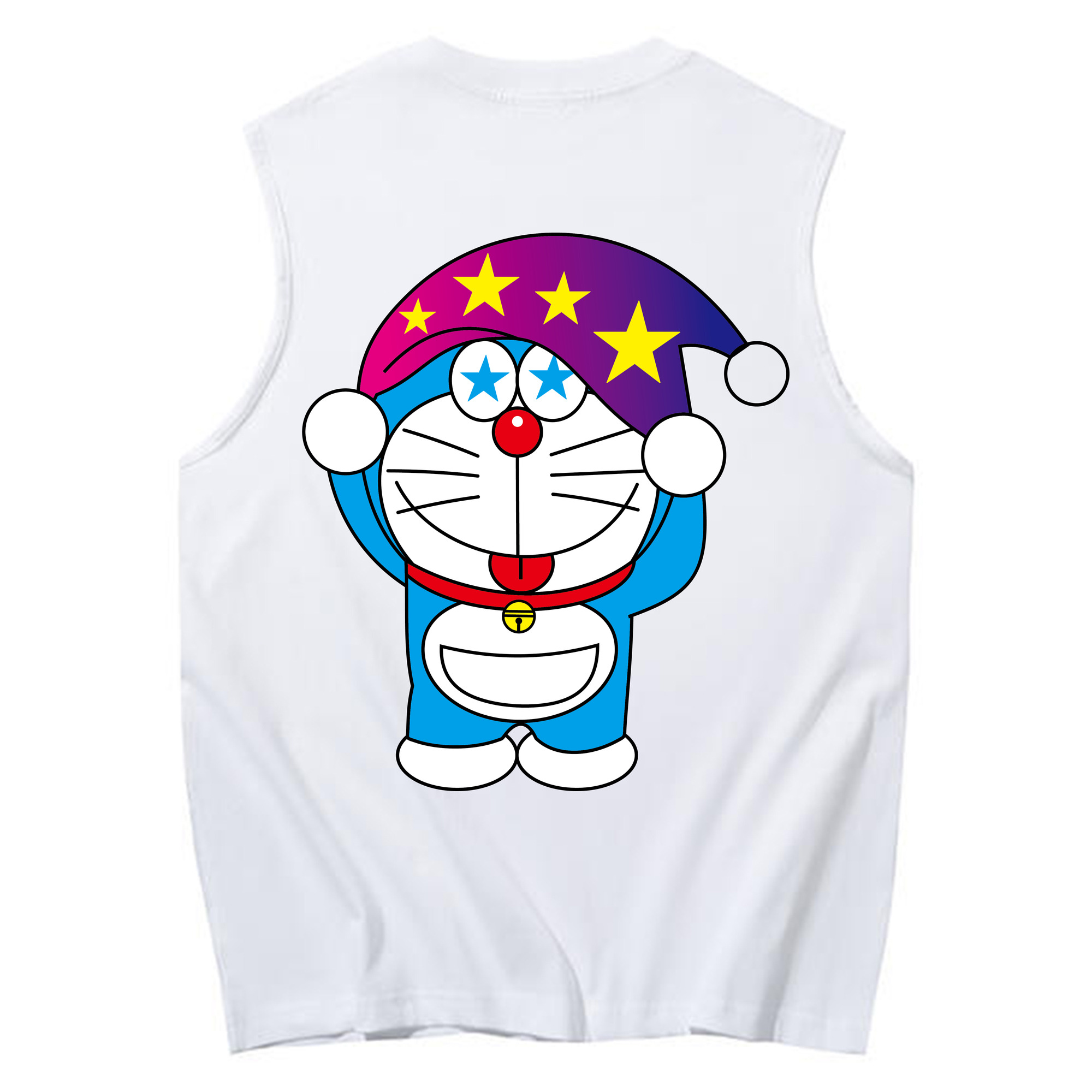 （画像用） ドラえもん Doraemon コットン100％タンクトップ（背面プリント）