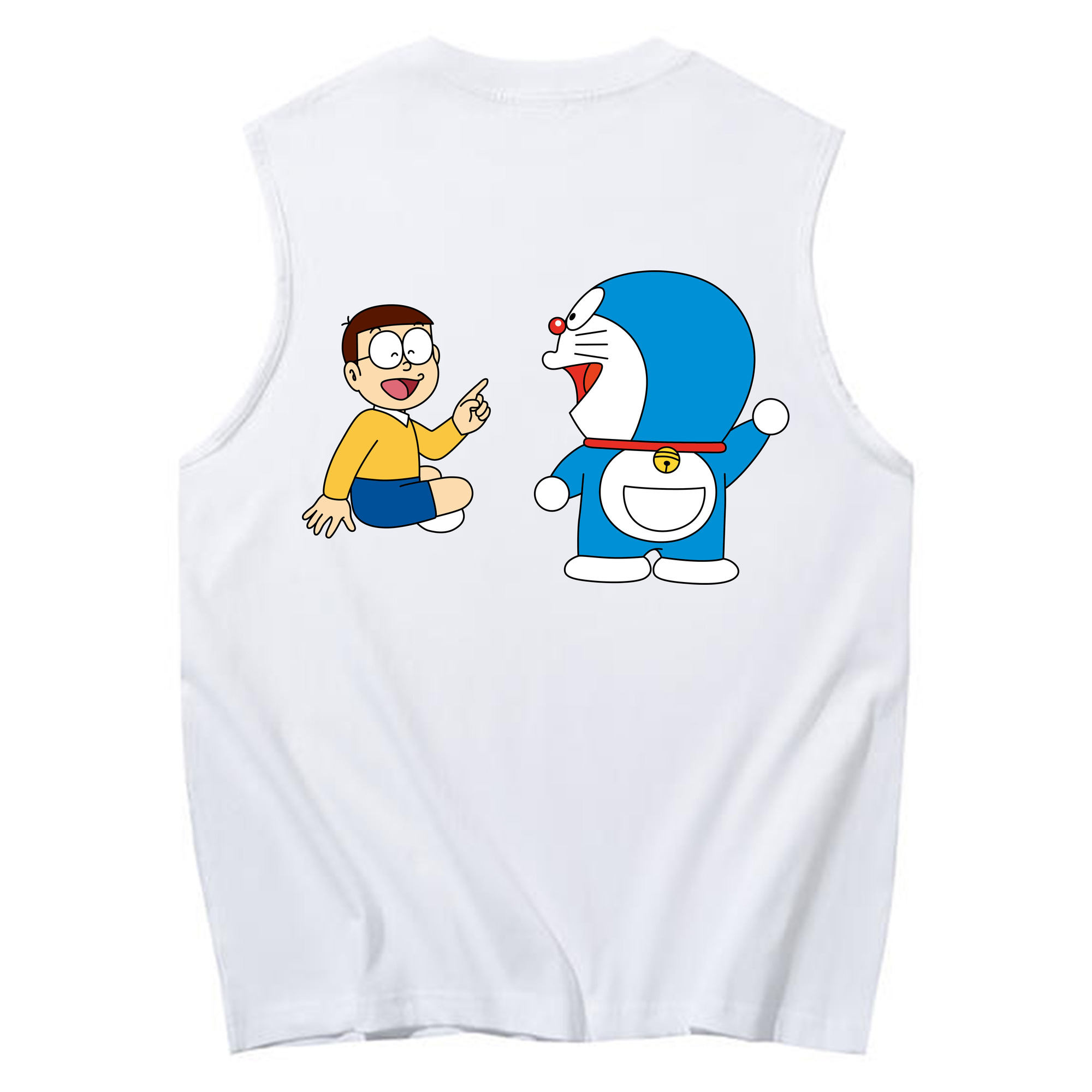 （画像用） ドラえもん Doraemon コットン100％タンクトップ（背面プリント）