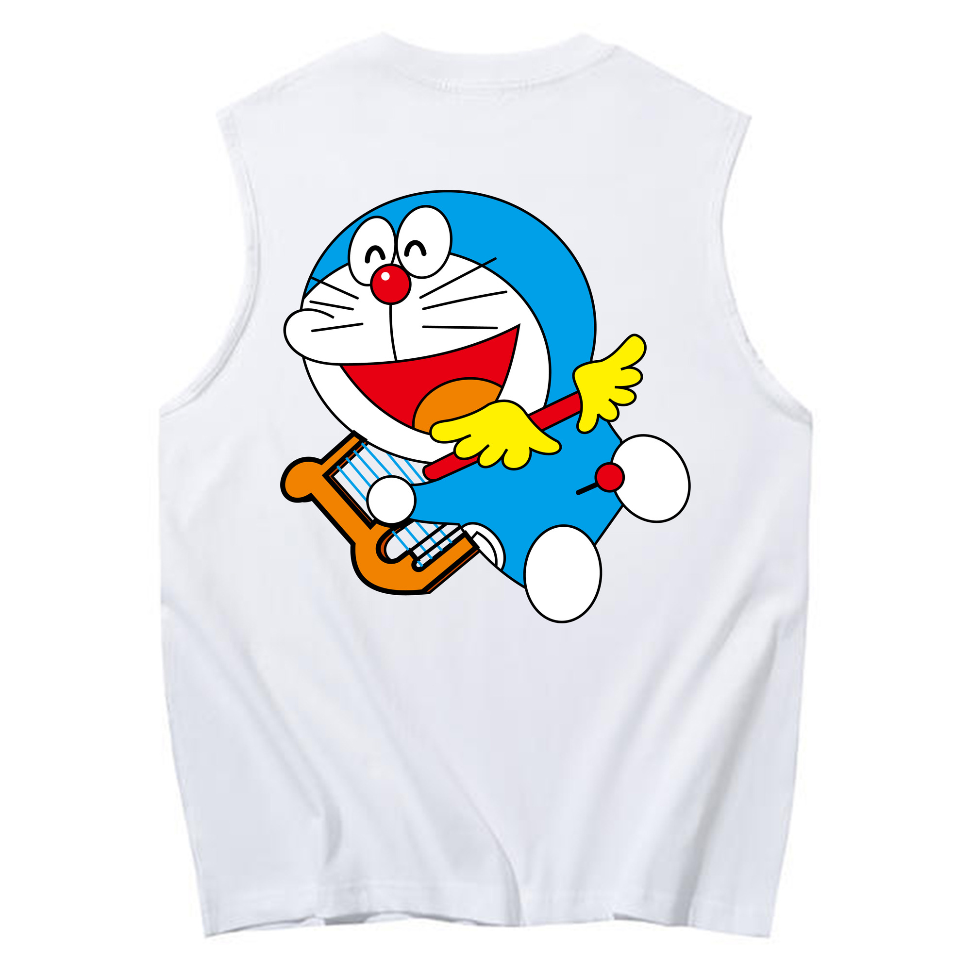 （画像用） ドラえもん Doraemon コットン100％タンクトップ（背面プリント）