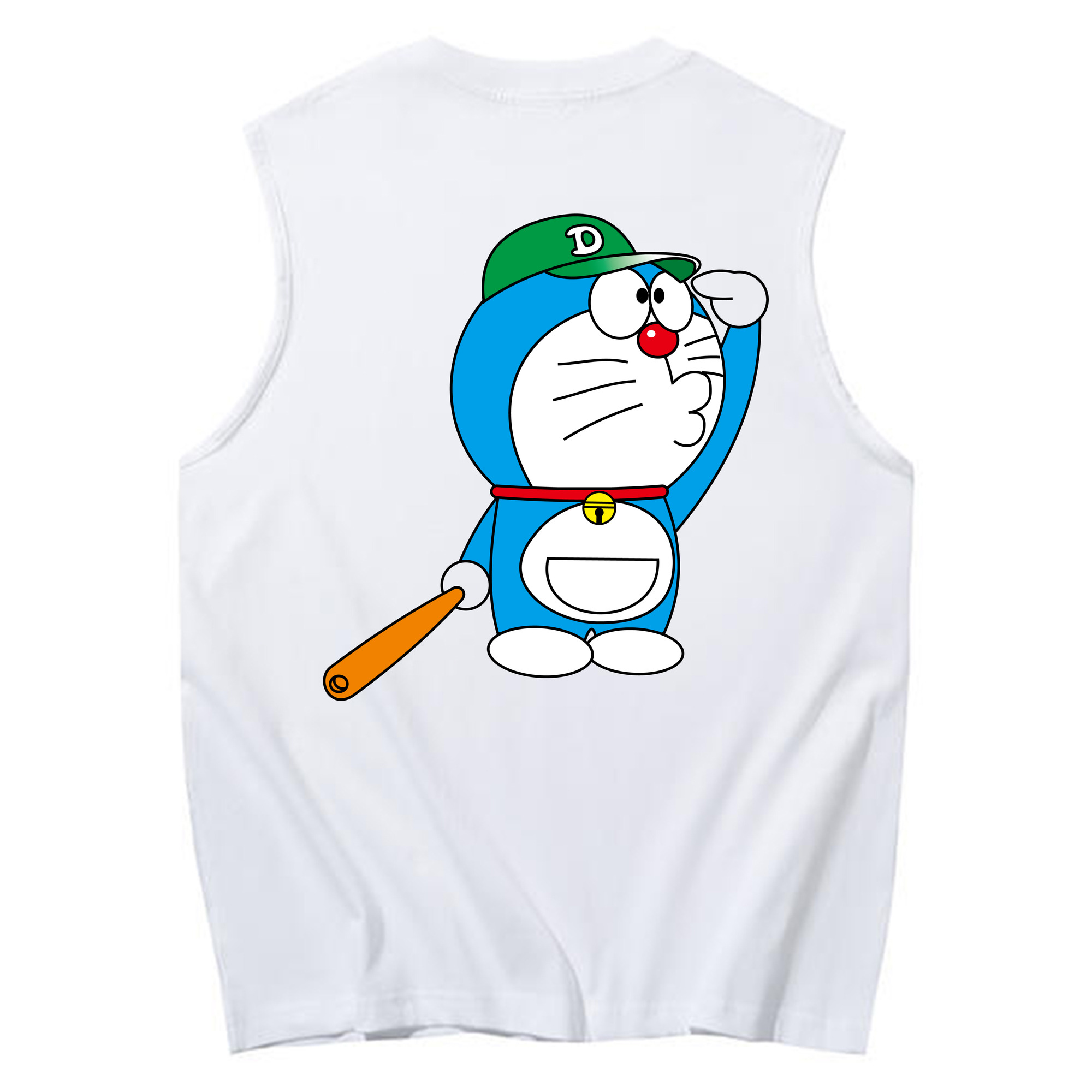 （画像用） ドラえもん Doraemon コットン100％タンクトップ（背面プリント）