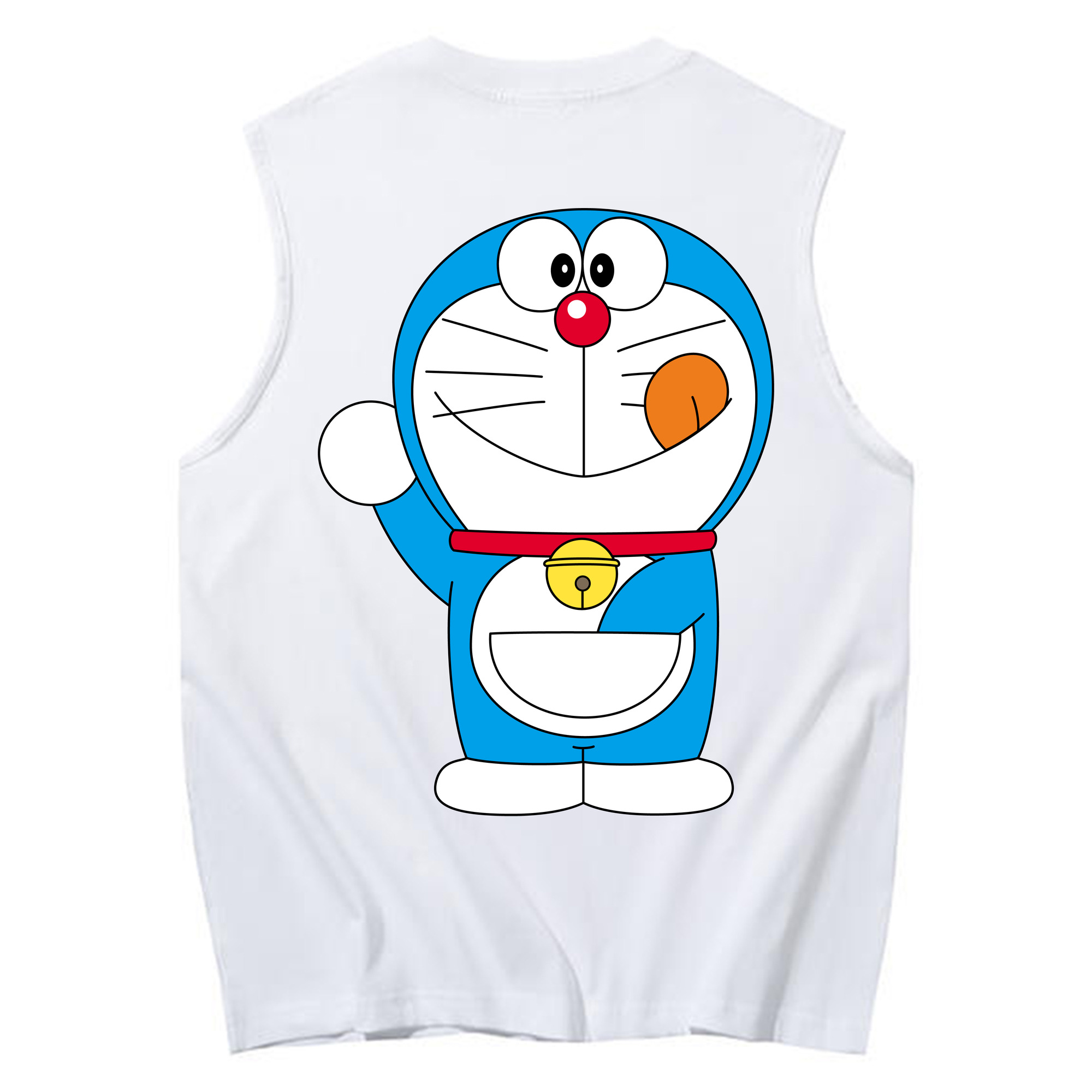 （画像用） ドラえもん Doraemon コットン100％タンクトップ（背面プリント）