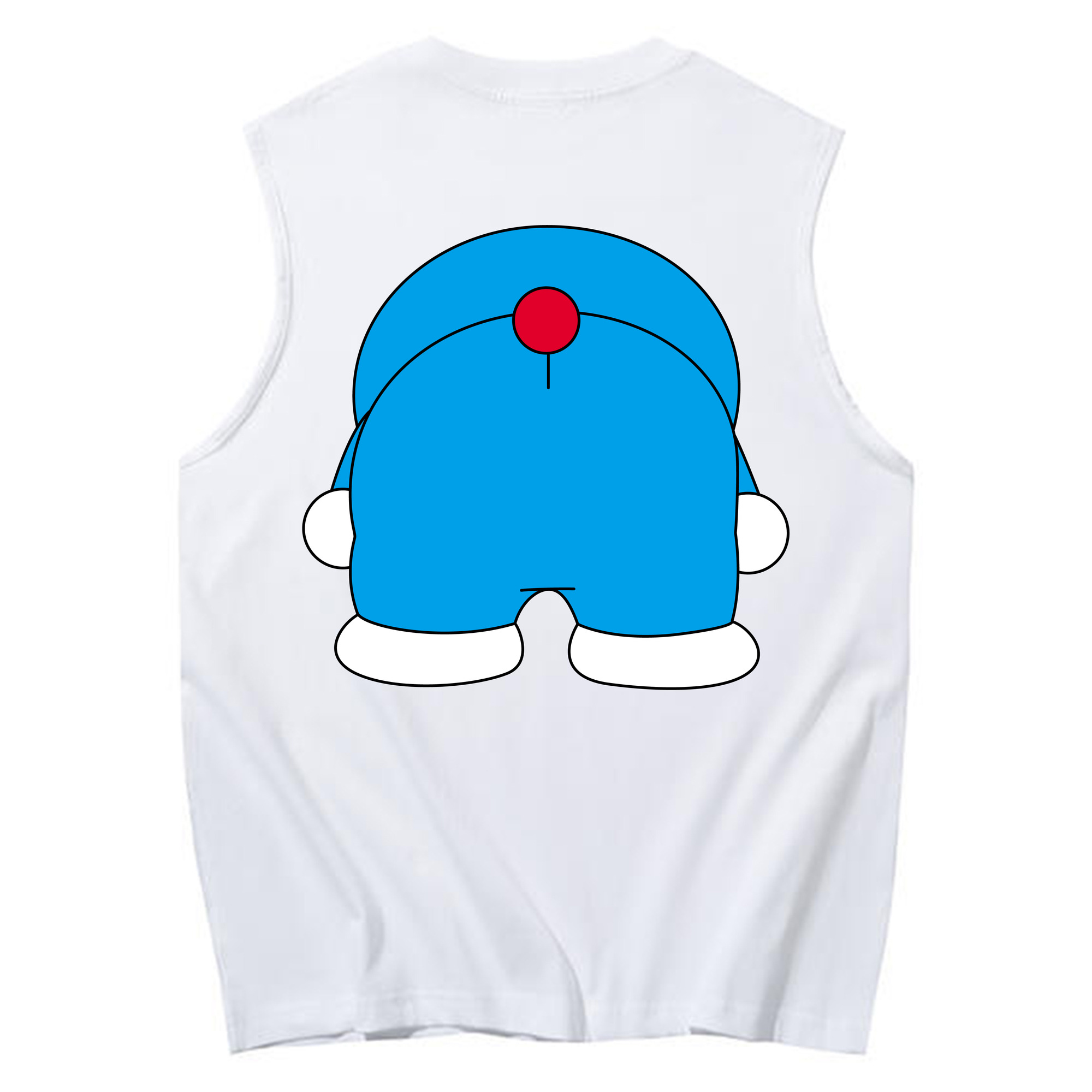 （画像用） ドラえもん Doraemon コットン100％タンクトップ（背面プリント）