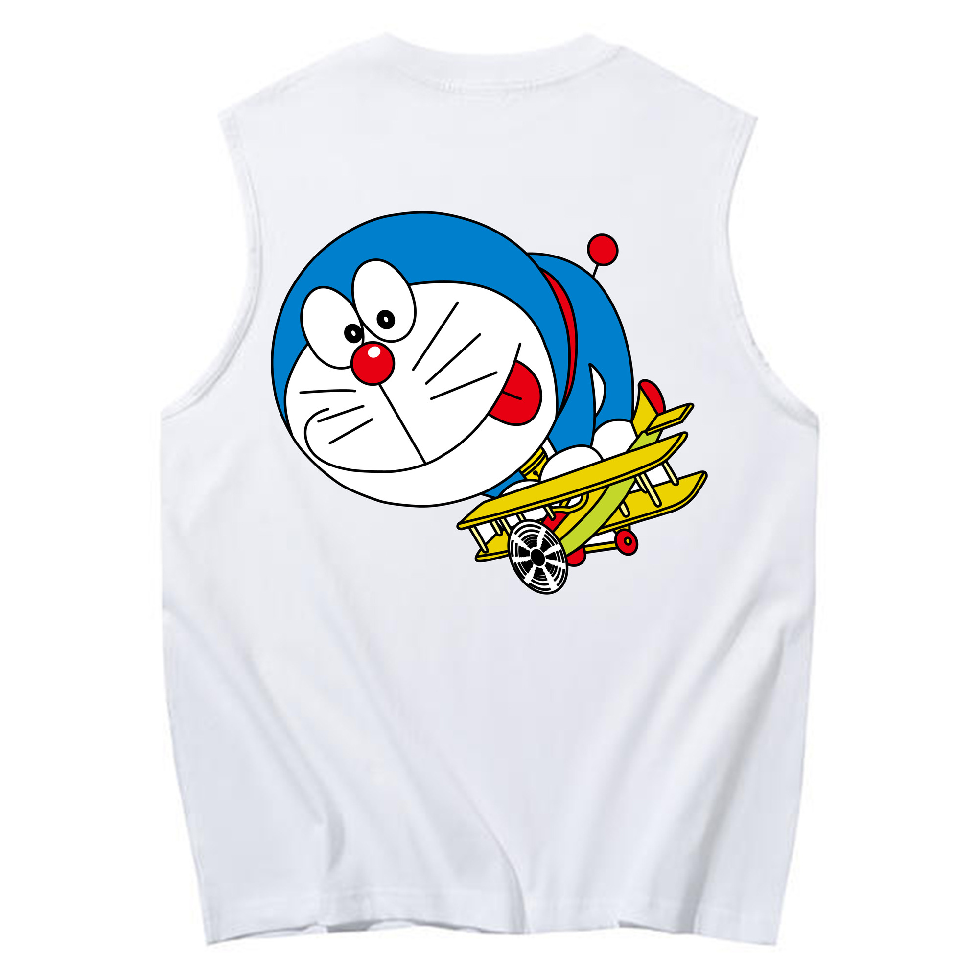 （画像用） ドラえもん Doraemon コットン100％タンクトップ（背面プリント）