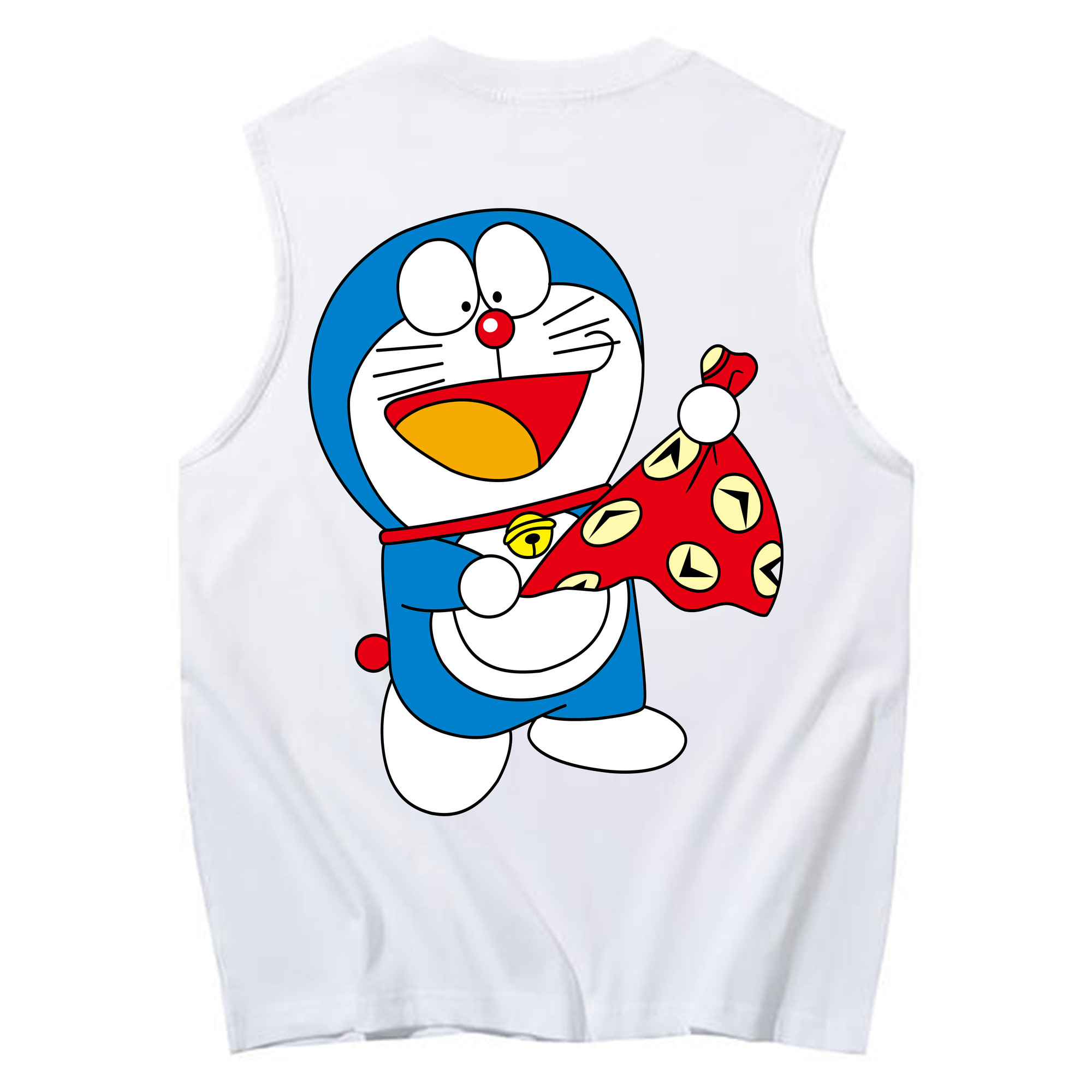 （画像用） ドラえもん Doraemon コットン100％タンクトップ（背面プリント）
