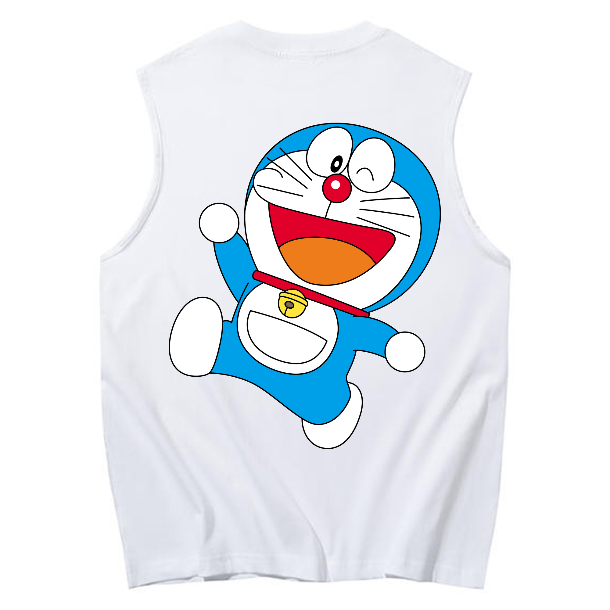 （画像用） ドラえもん Doraemon コットン100％タンクトップ（背面プリント）