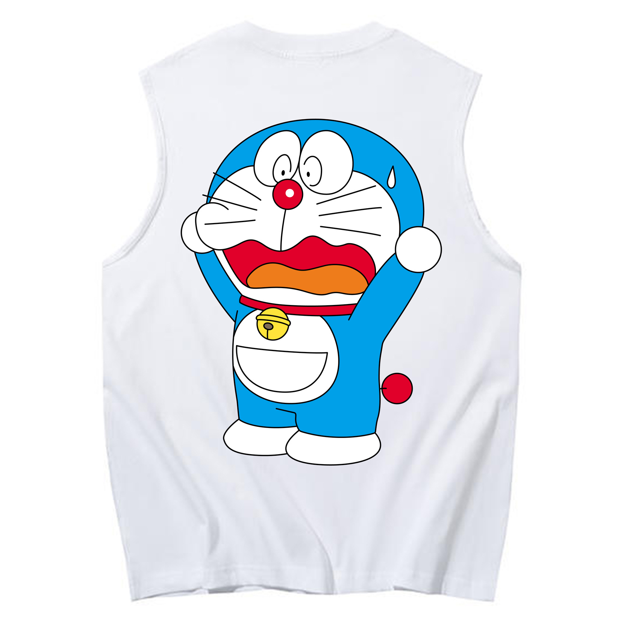 （画像用） ドラえもん Doraemon コットン100％タンクトップ（背面プリント）