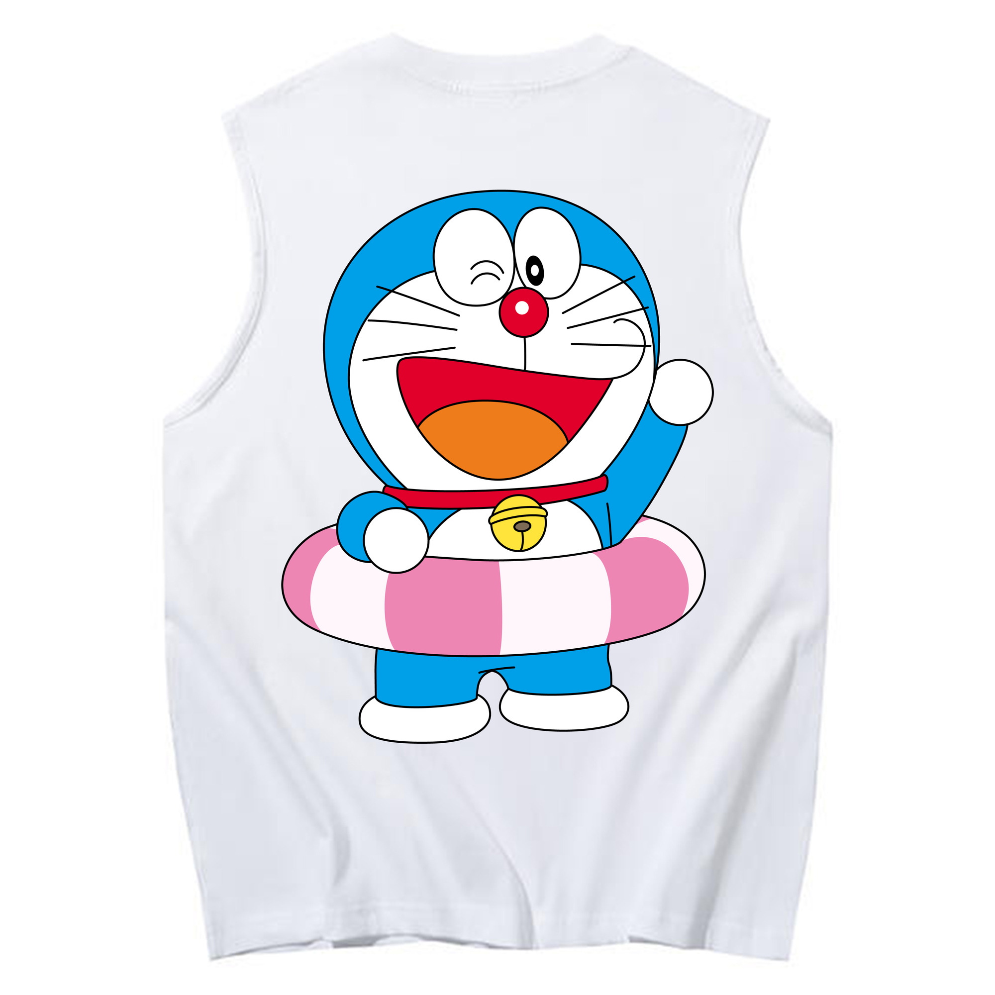 （画像用） ドラえもん Doraemon コットン100％タンクトップ（背面プリント）