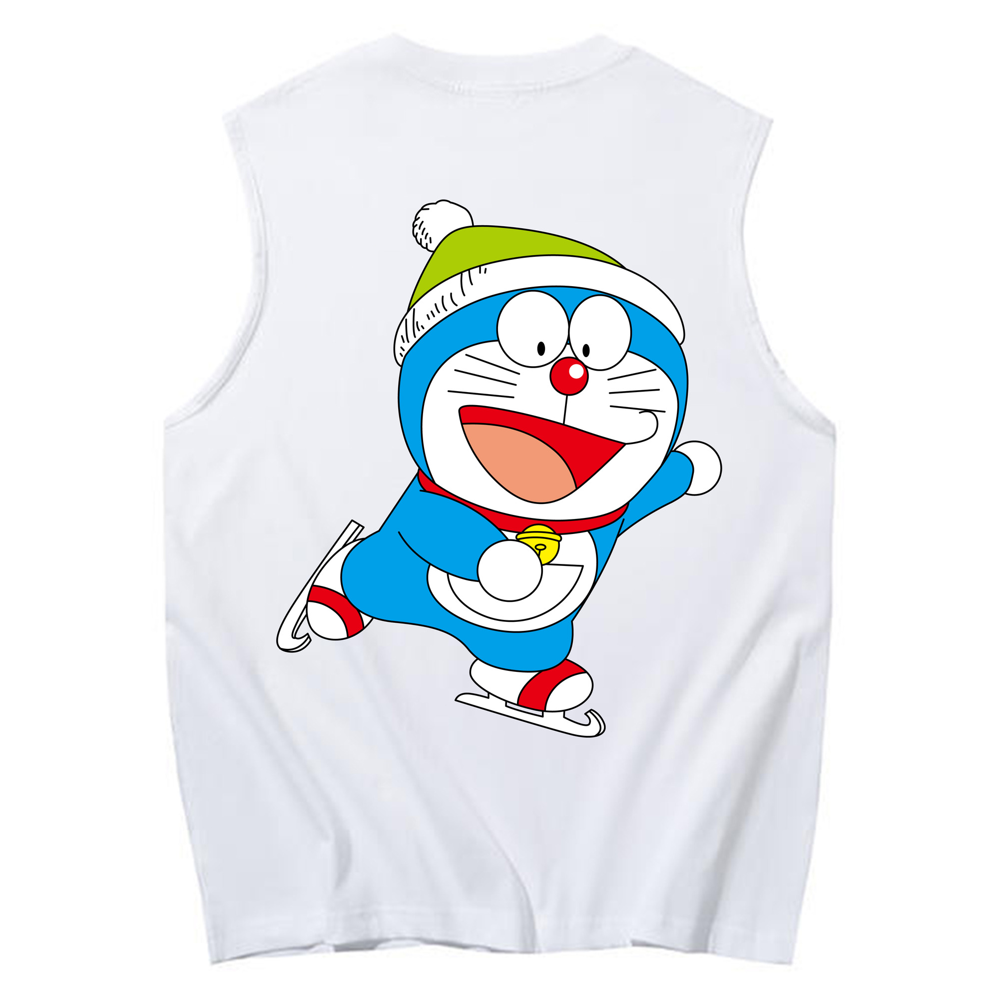（画像用） ドラえもん Doraemon コットン100％タンクトップ（背面プリント）