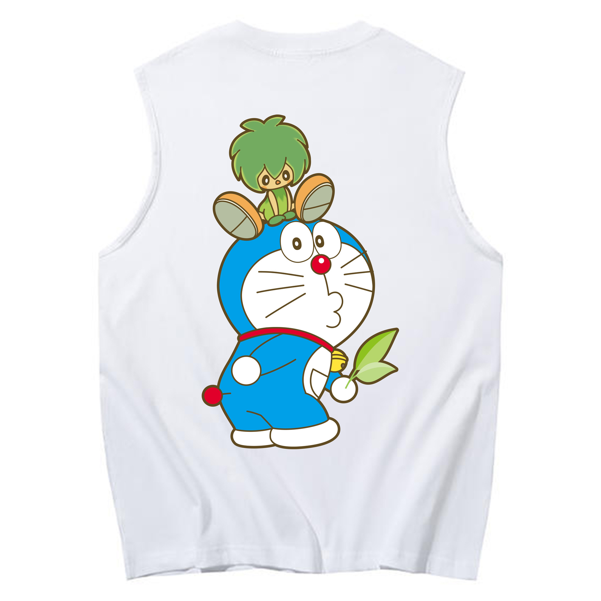 （画像用） ドラえもん Doraemon コットン100％タンクトップ（背面プリント）