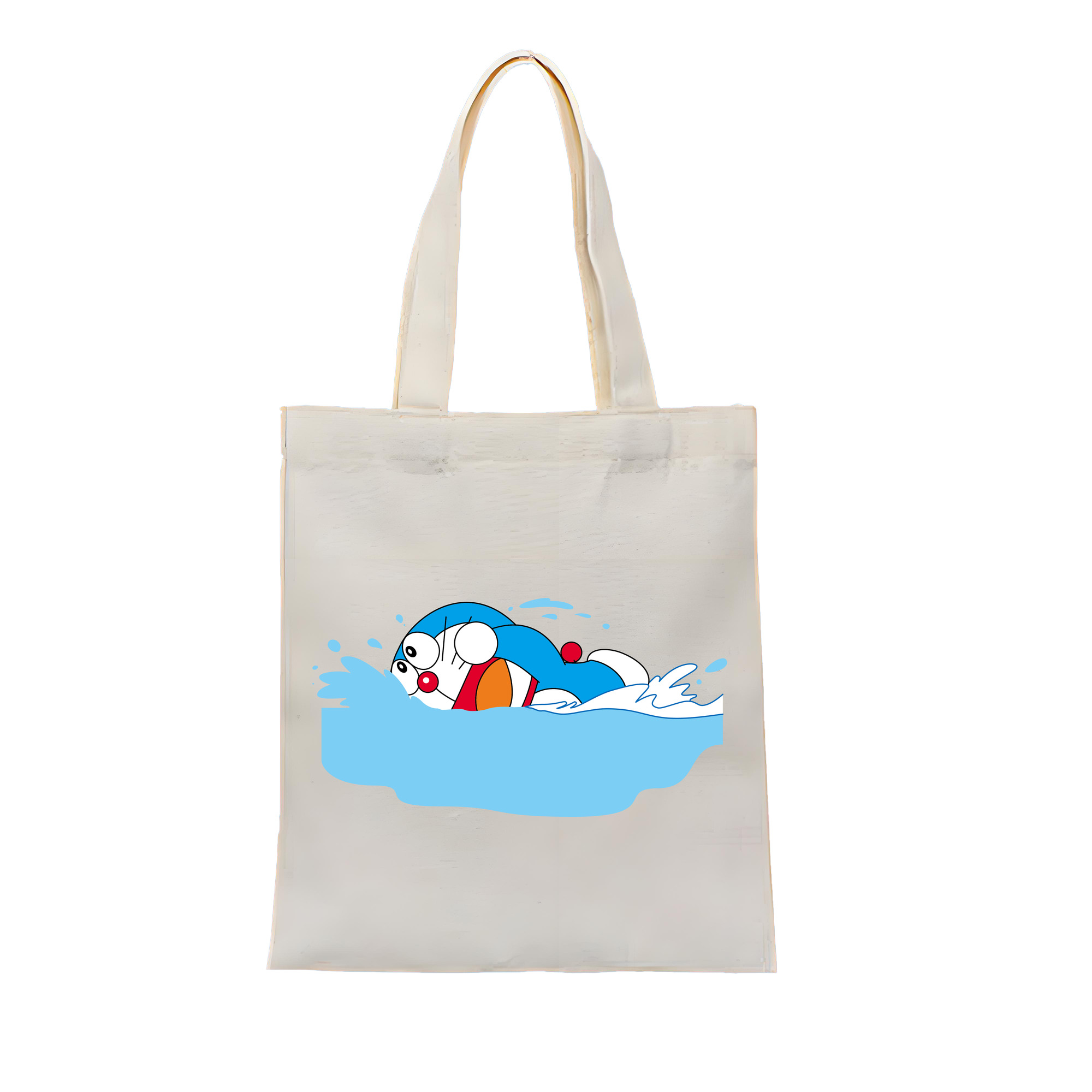 （画像用） ドラえもん Doraemon 縦型キャンバス生地手提げバッグ　トートバッグ
